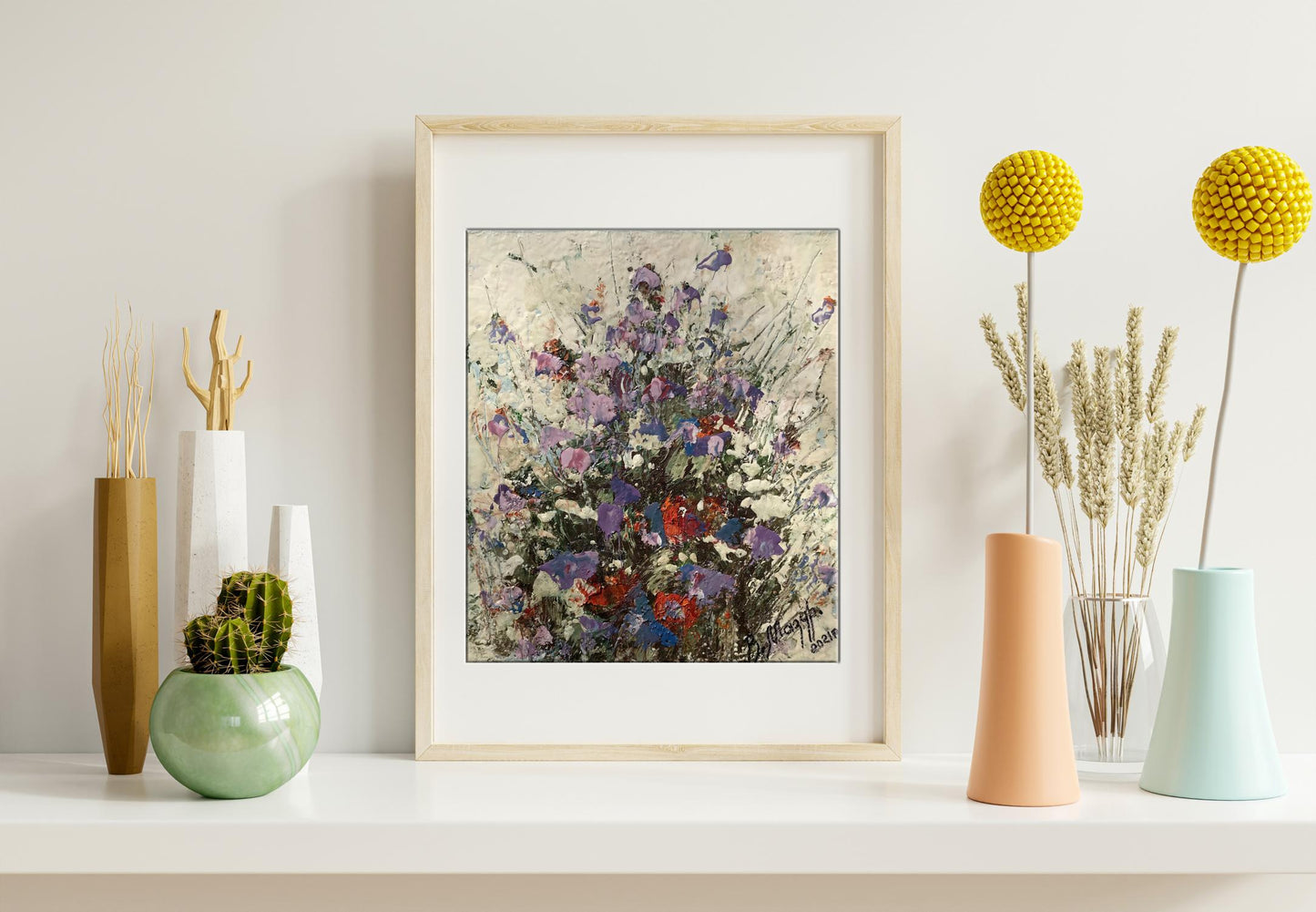 Oil painting Flowers Mazur Vladimir