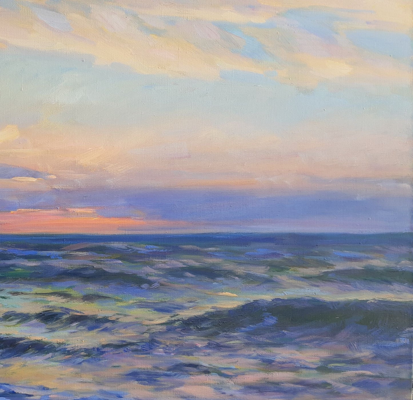 Evening at Sea oil painting by Vyacheslav Pereta