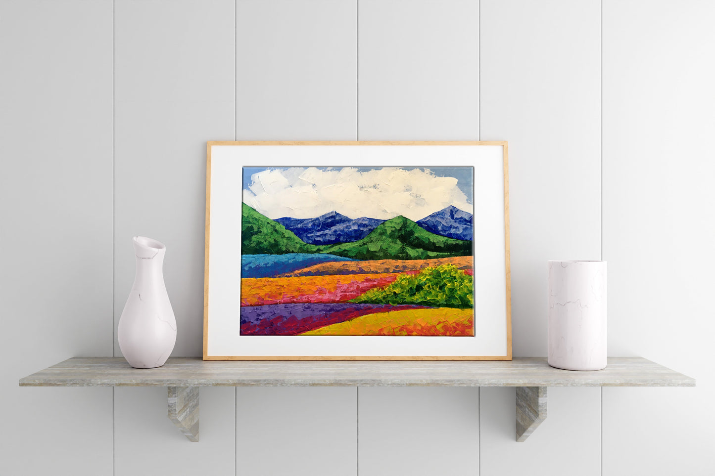 Oil painting Fresh air in the mountains Zadorozhnya V. V.