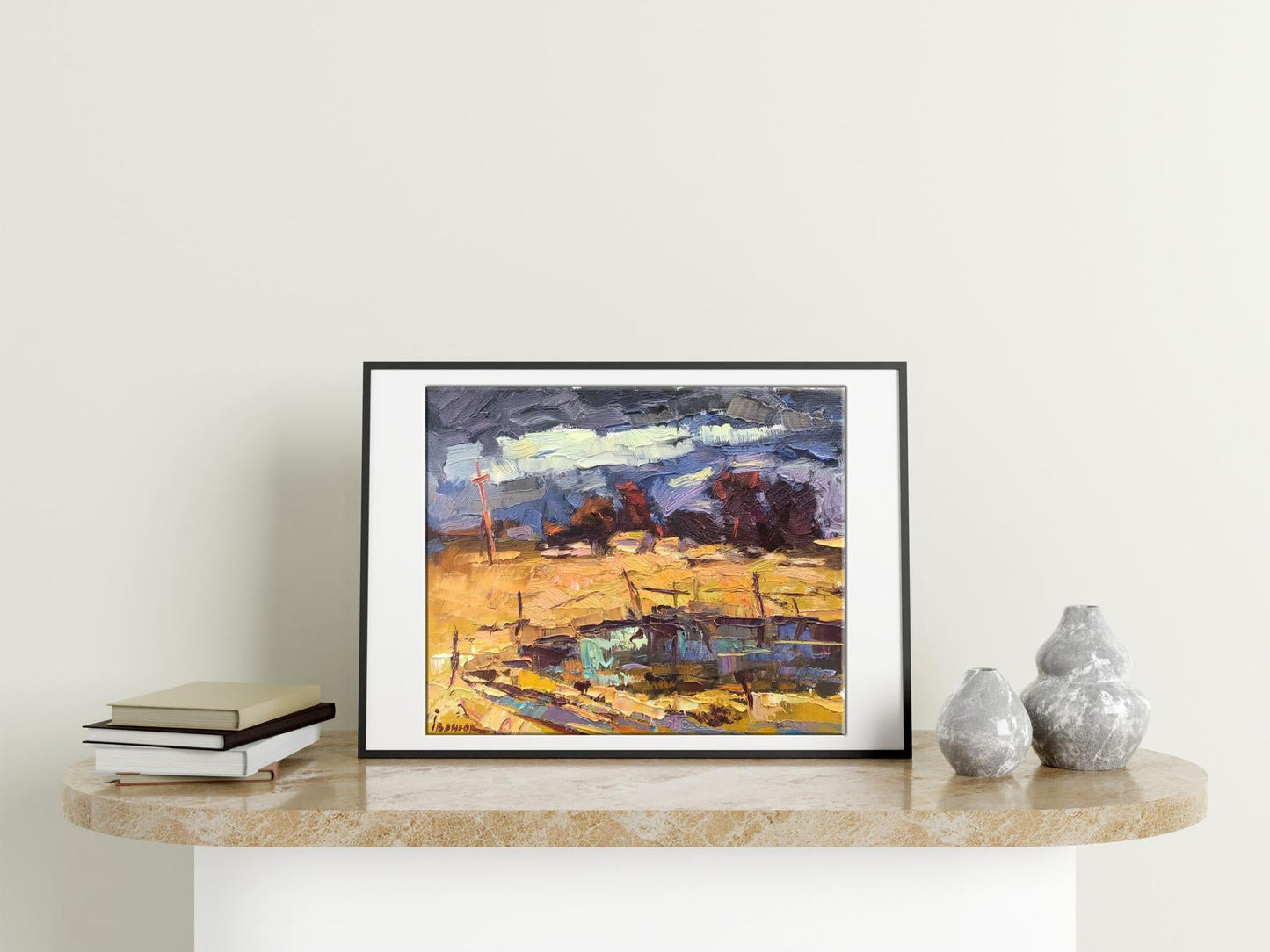 Oil painting Spring