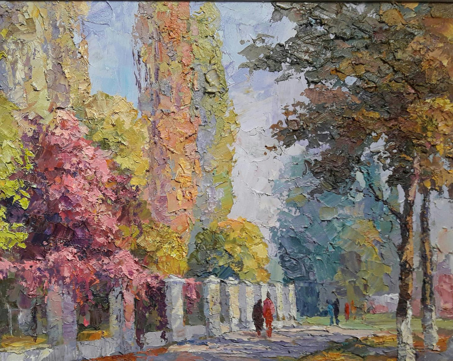 Oil painting Autumn Alley Serdyuk Boris Petrovich