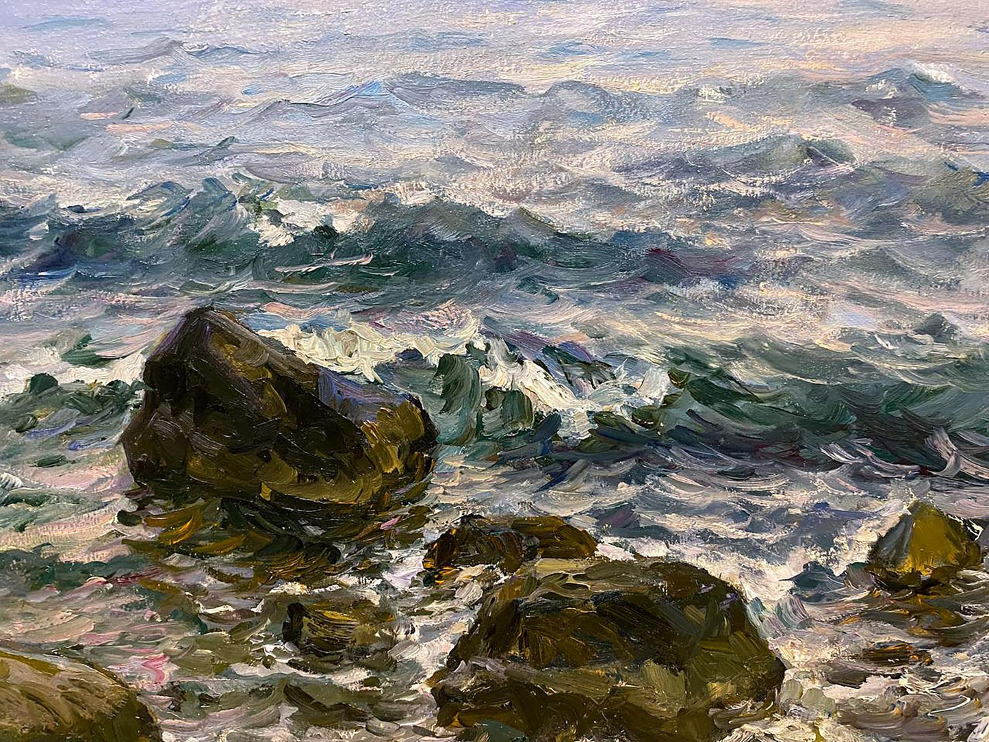 Oil painting Surf Basov Yakov Aleksandrovich