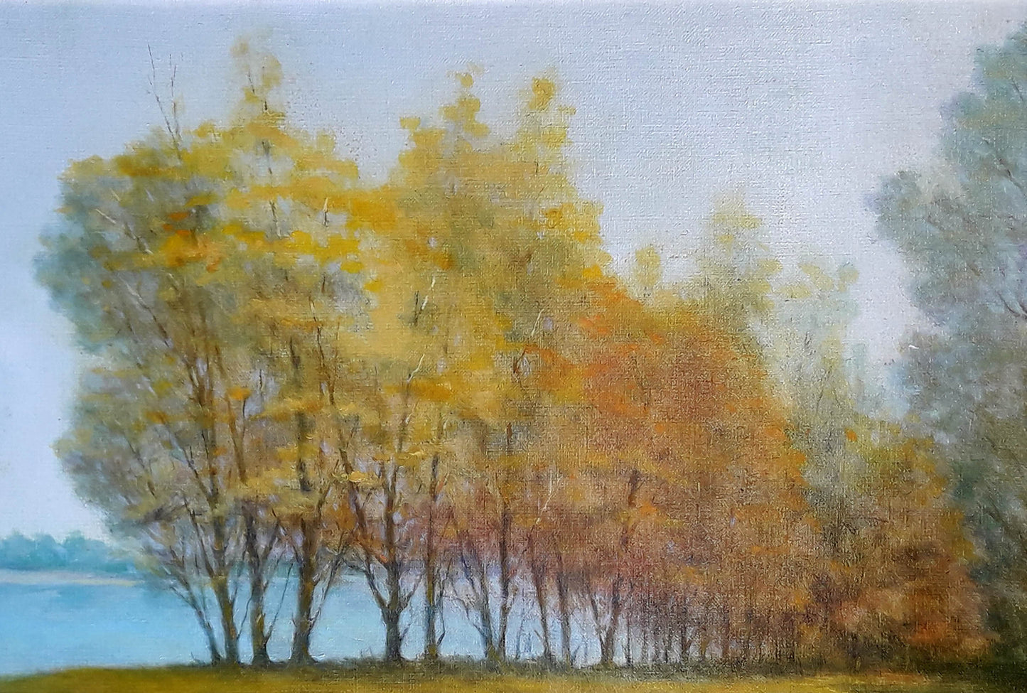 Oil painting Autumn Korkishko Vasily