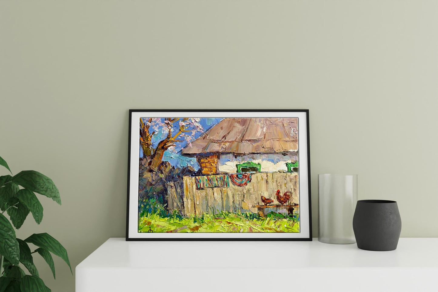 Oil painting depicting "Early Spring" by Alex Ivanyuk