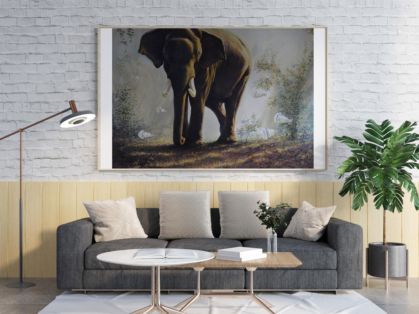 Animals Forest landscape