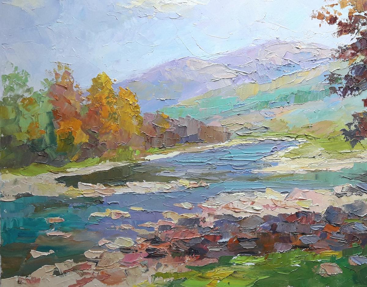 Oil painting Autumn Gold Serdyuk Boris Petrovich