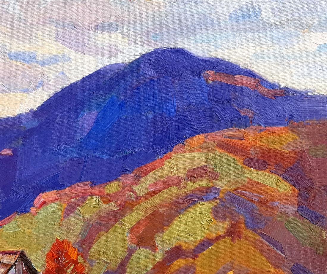 Oli painting Mountain Nature Landscape Pereta Vyacheslav