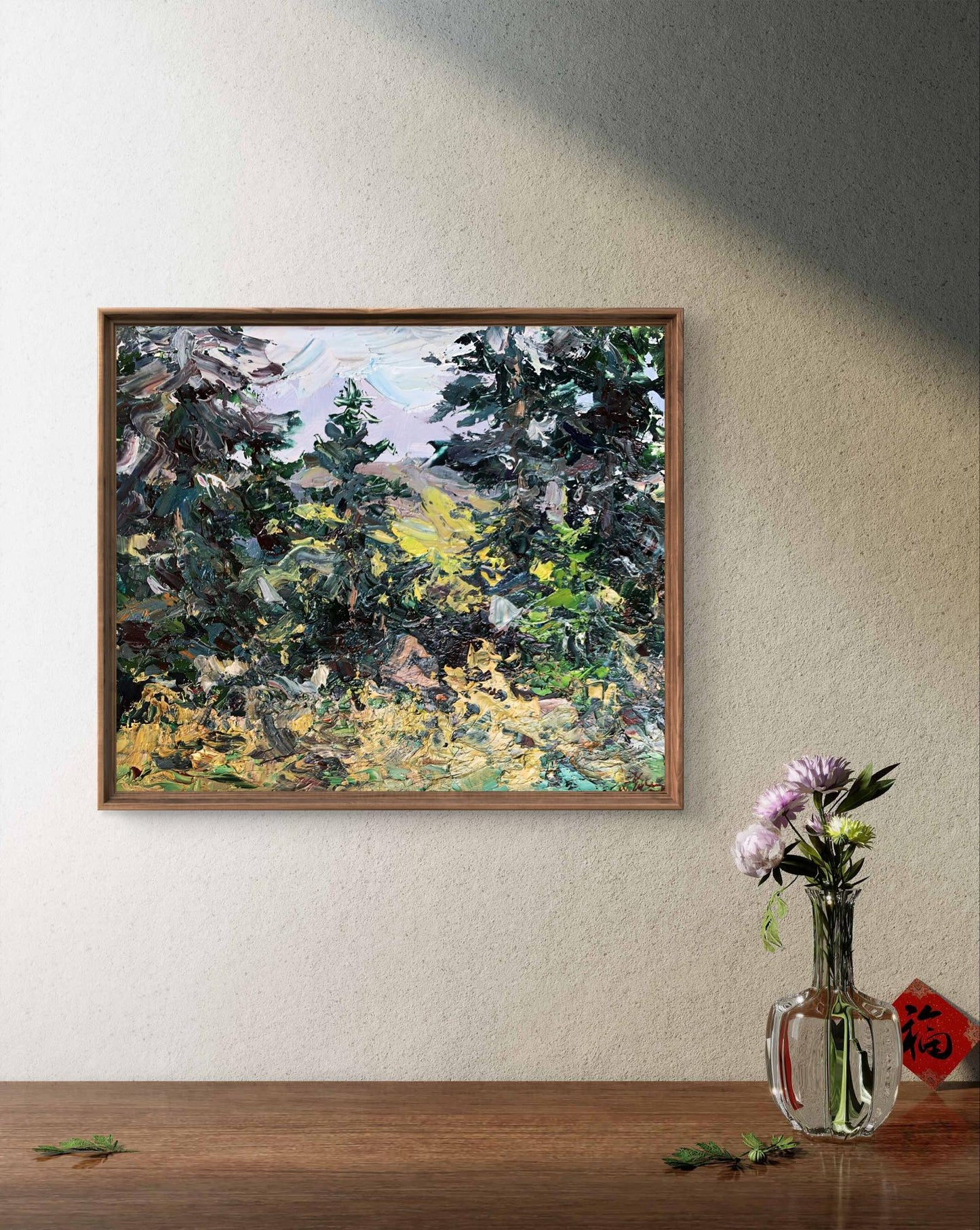 Oil painting A gloomy day Oleksiyander Cherednichenko