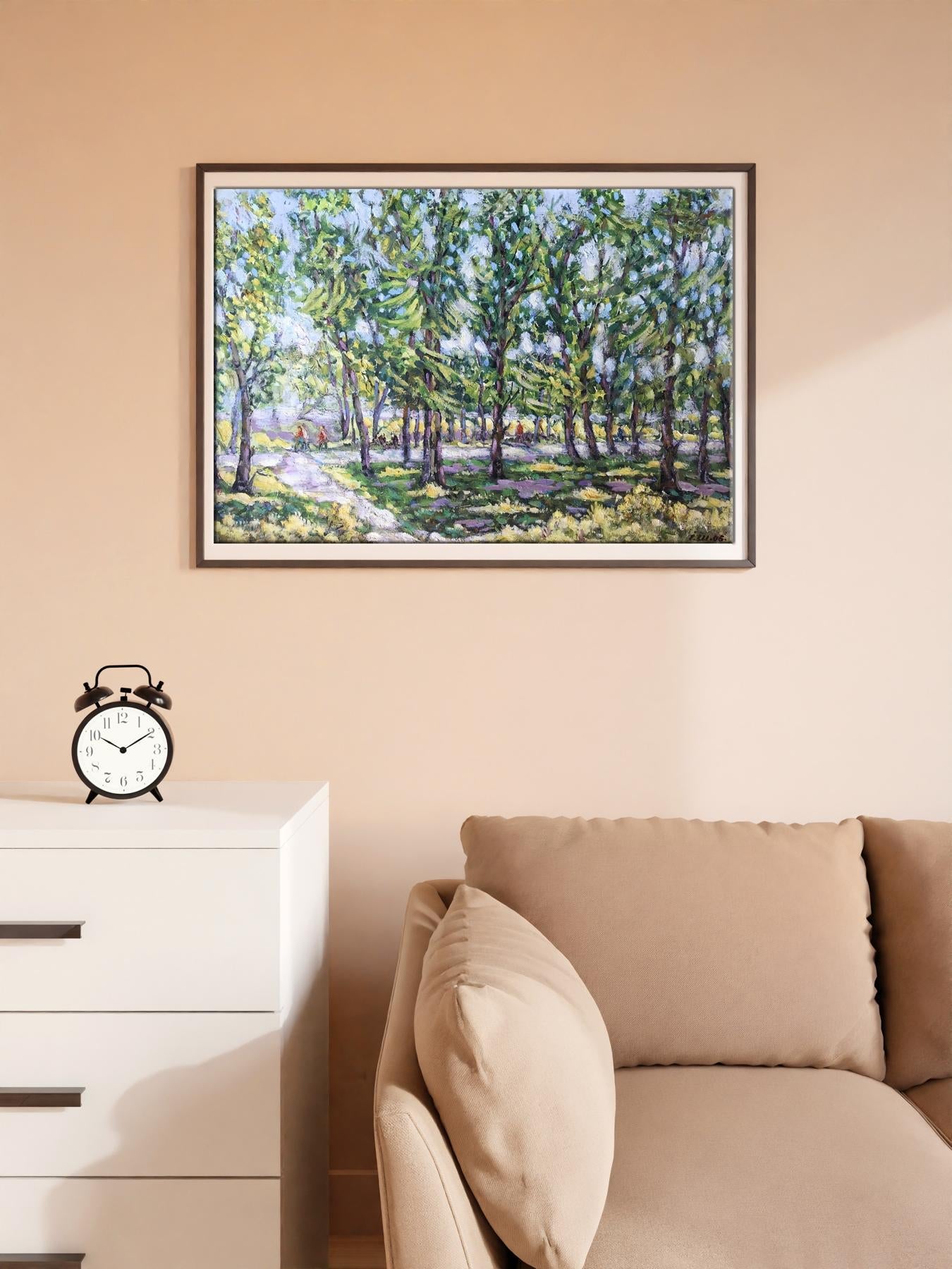 Oil painting Park