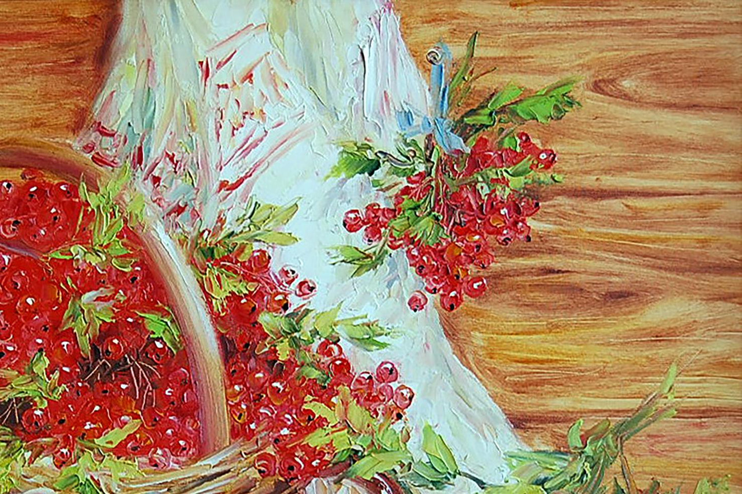 Oil painting Rural still life
