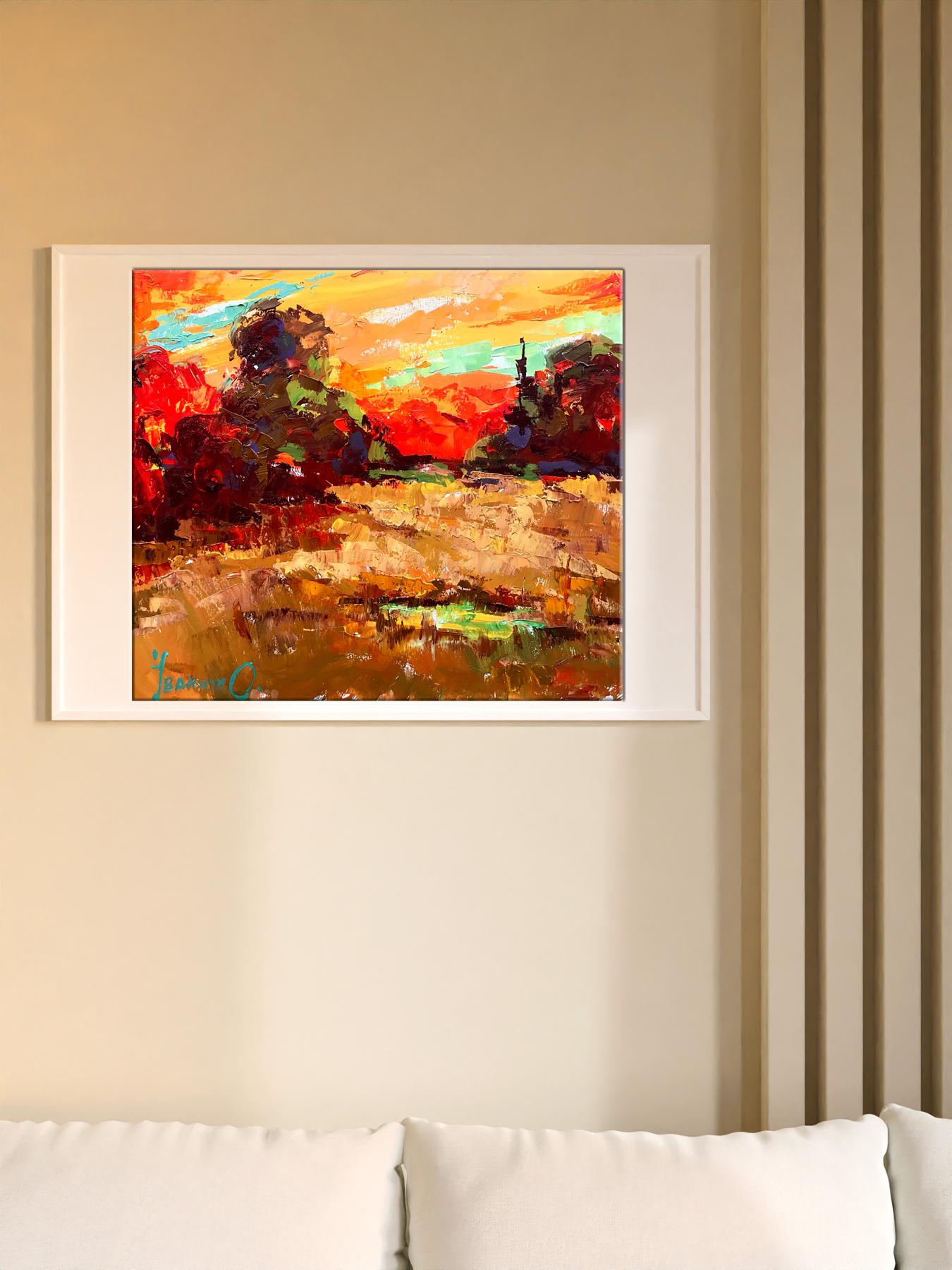 Village landscape Art