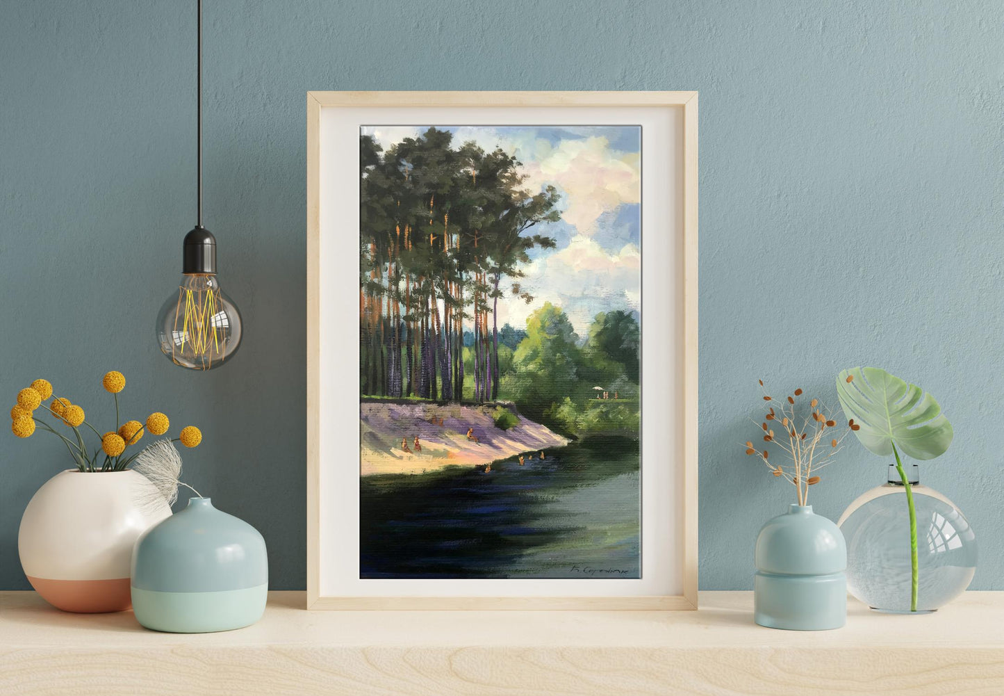 Oil painting Summer