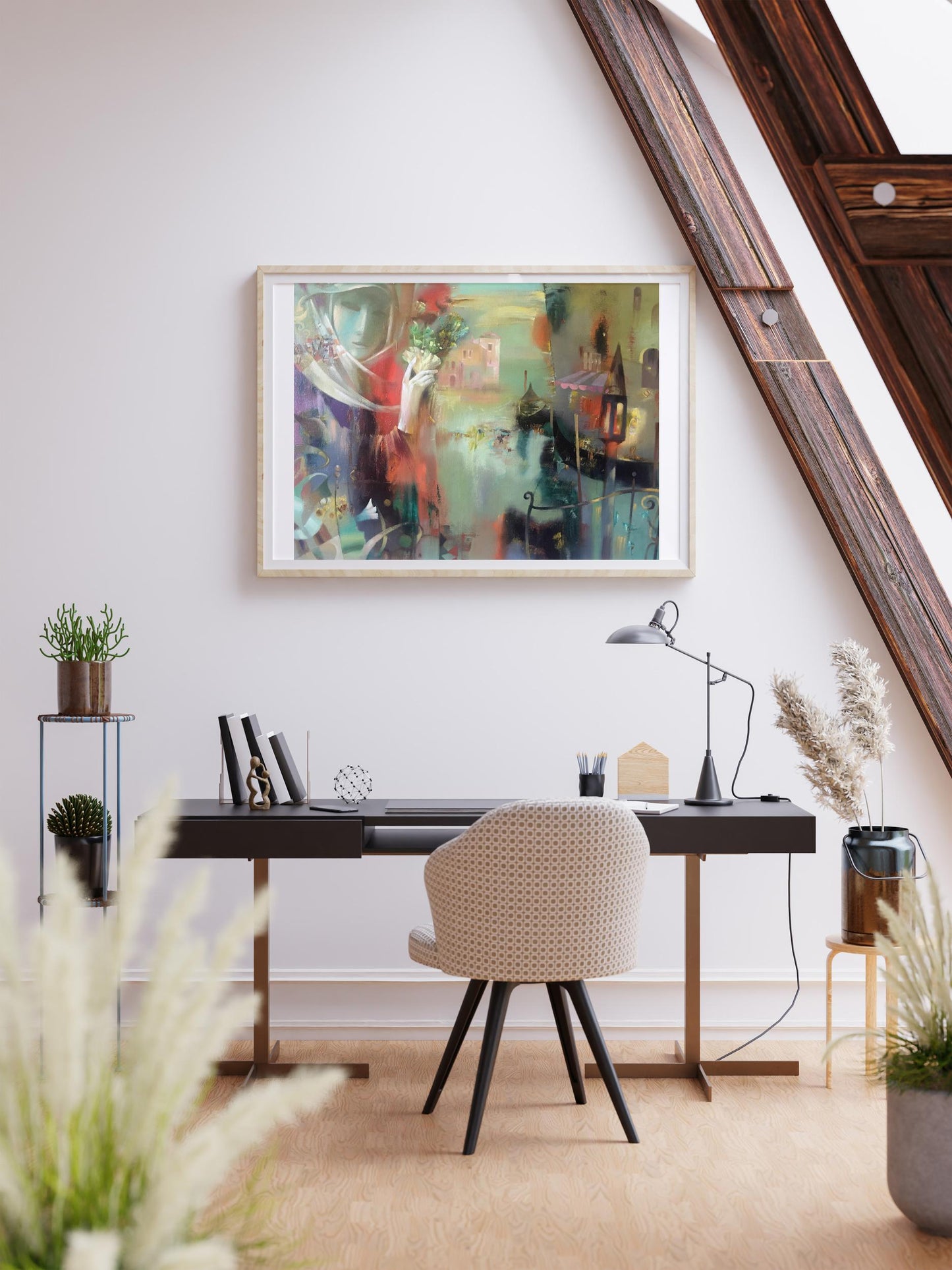 Abstract oil painting Venice Anatoly Tarabanov