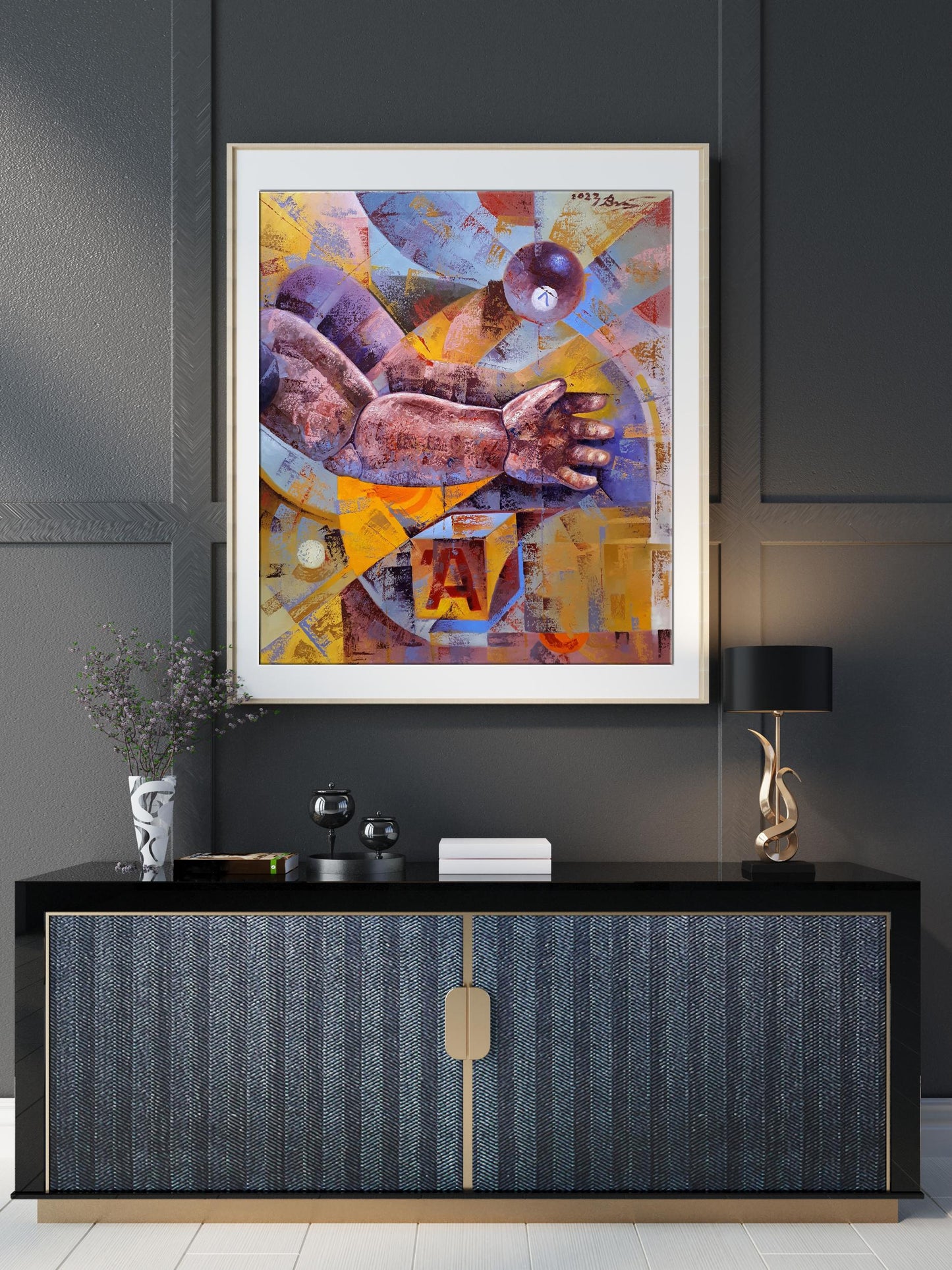 Abstract painting collection