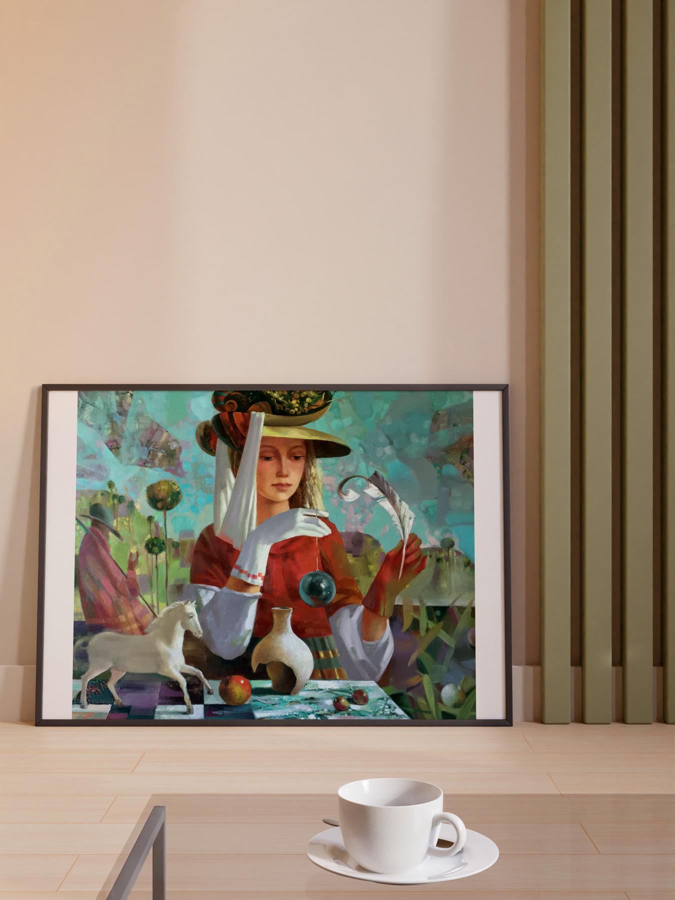 abstract room painting