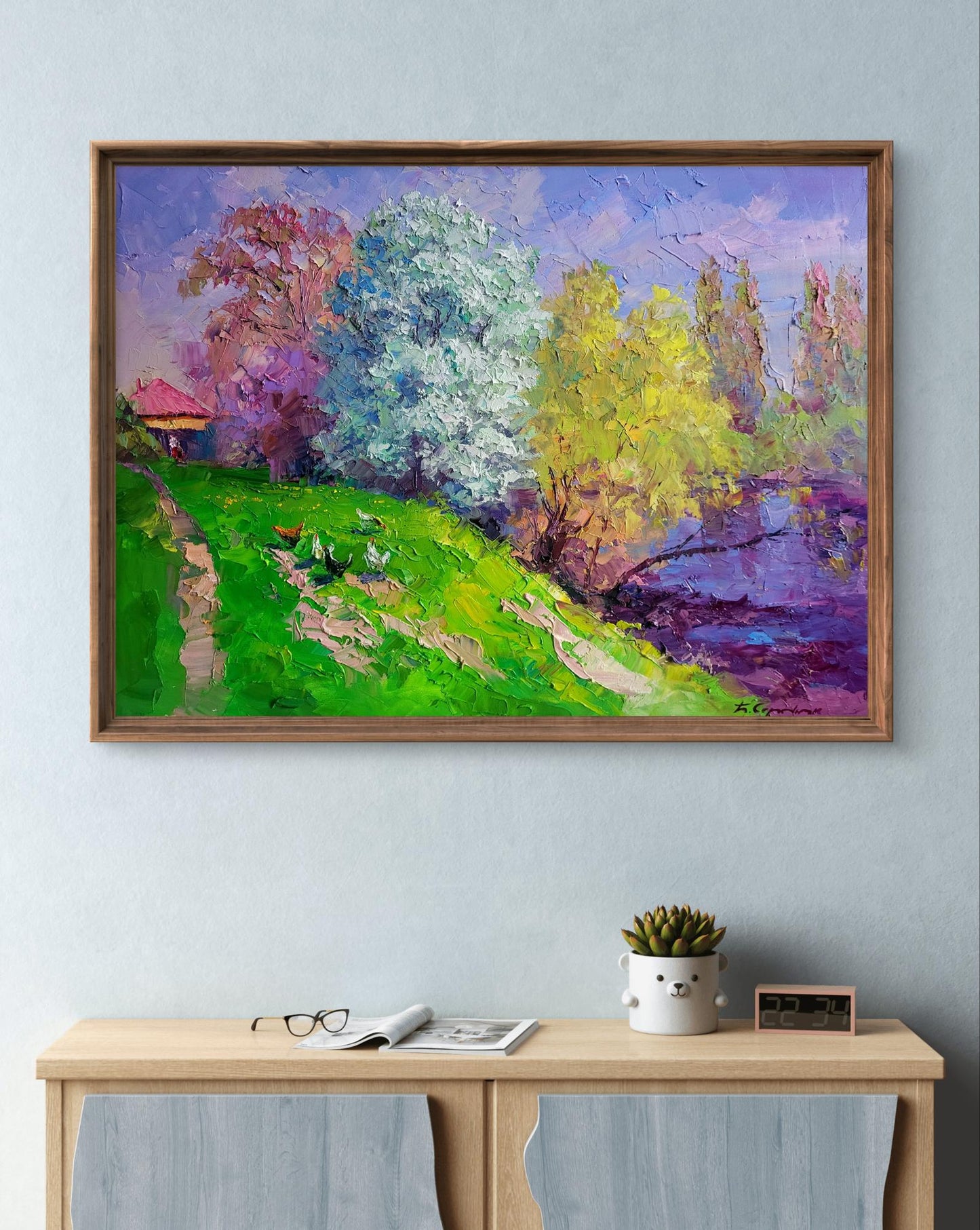 Oil painting Spring has come Boris Serdyuk