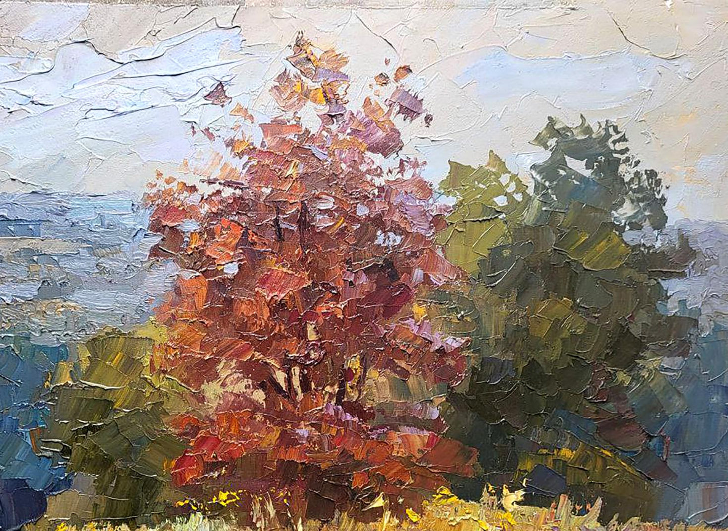 Oil painting September colors Serdyuk Boris Petrovich