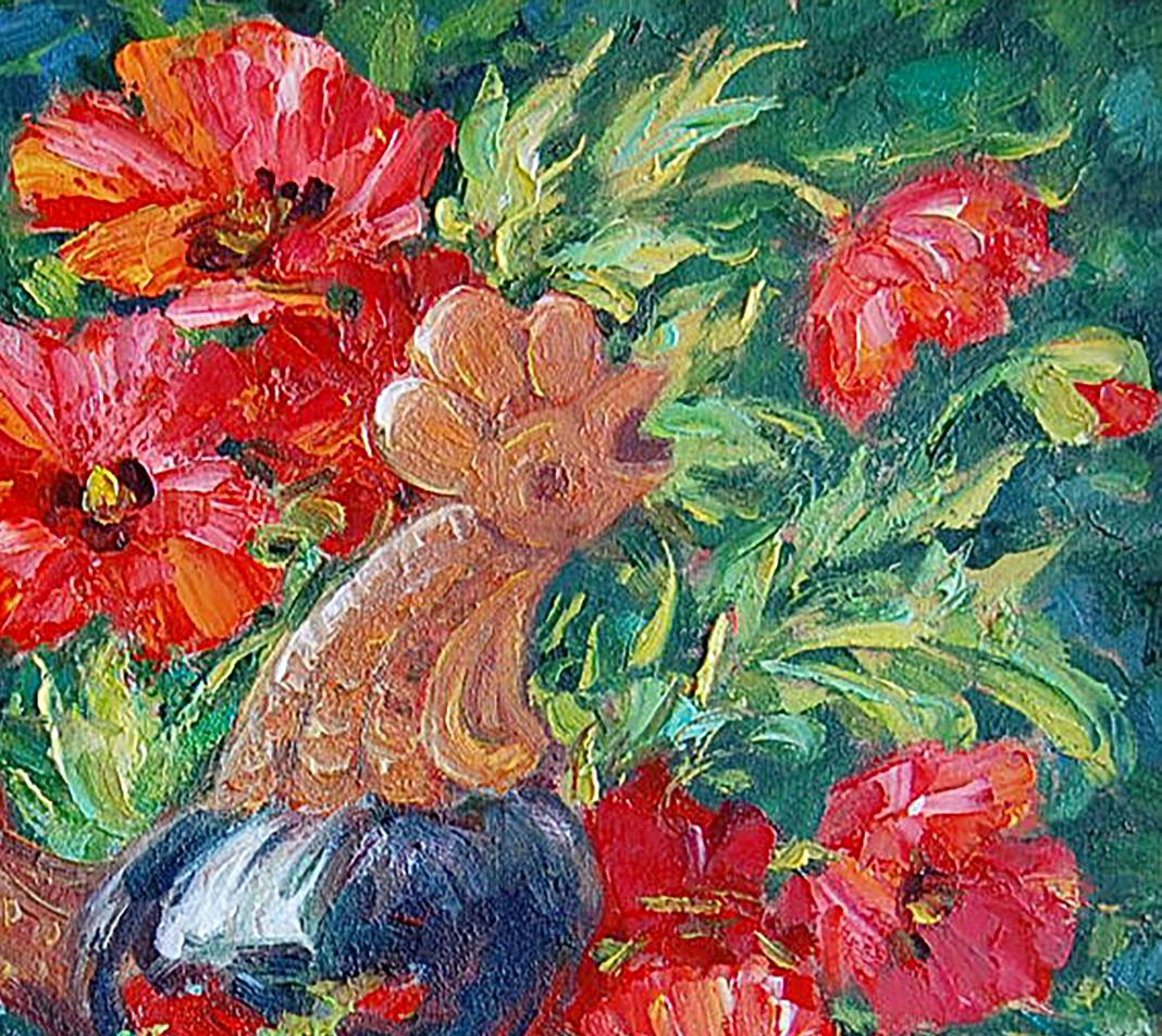 Oil painting Rural still life