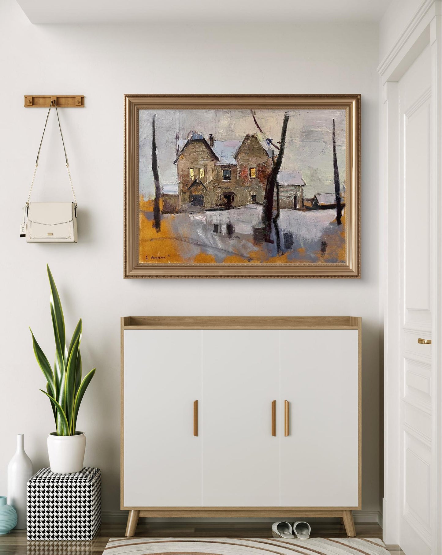 Oil painting house Bohdan Makarenko