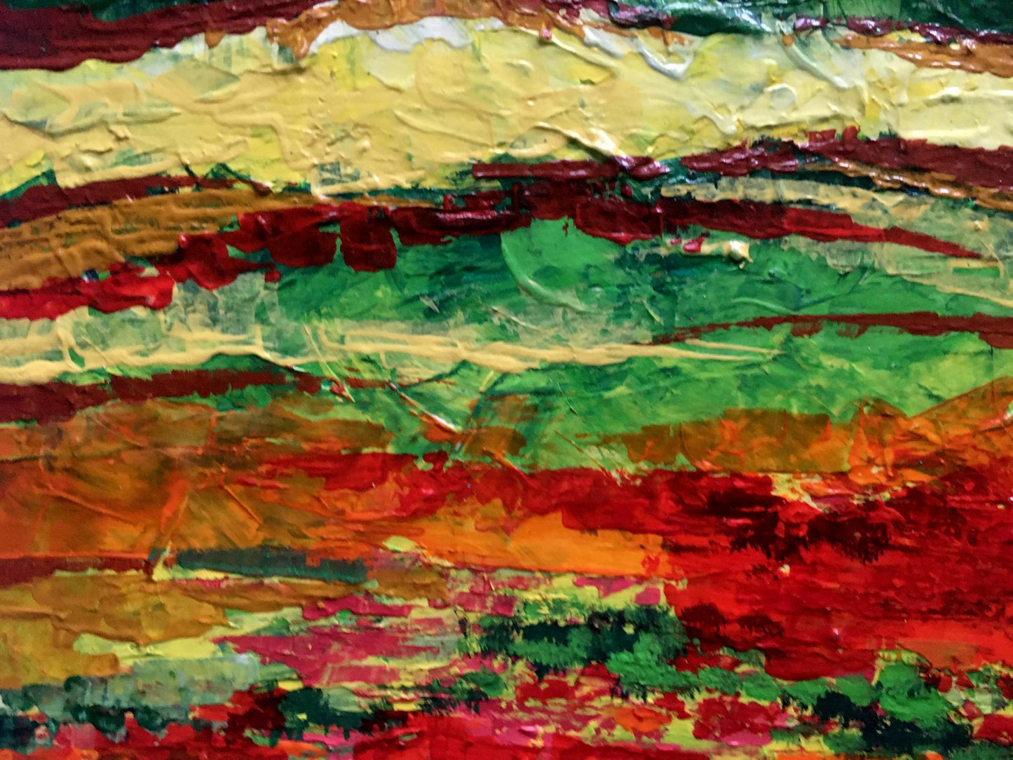 Oil painting Mountain view V. Zadorozhnya