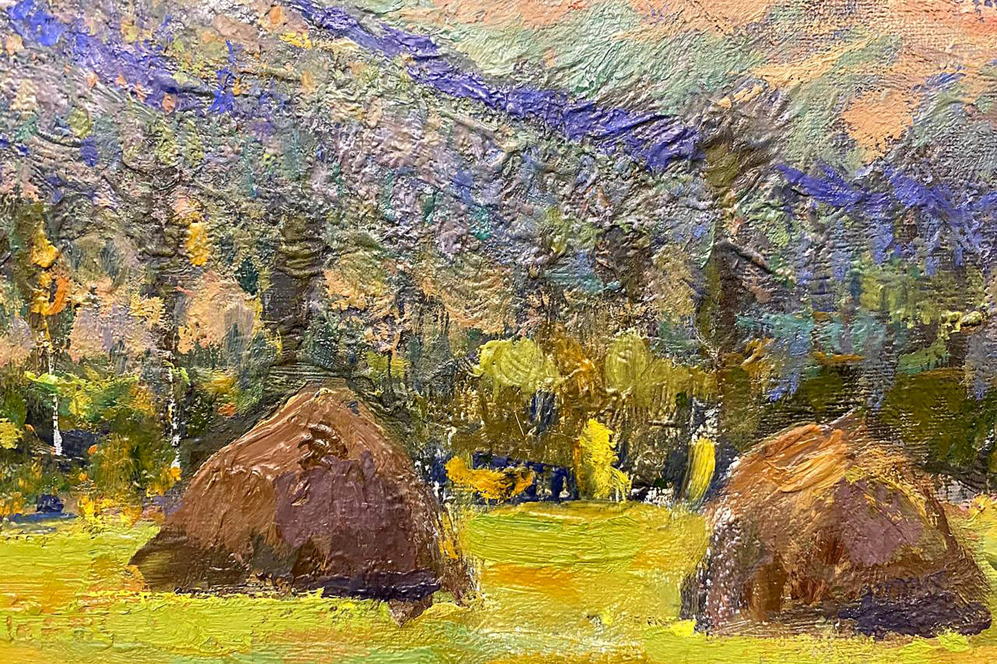 Oil painting Carpathians Zaretskyi Viktor