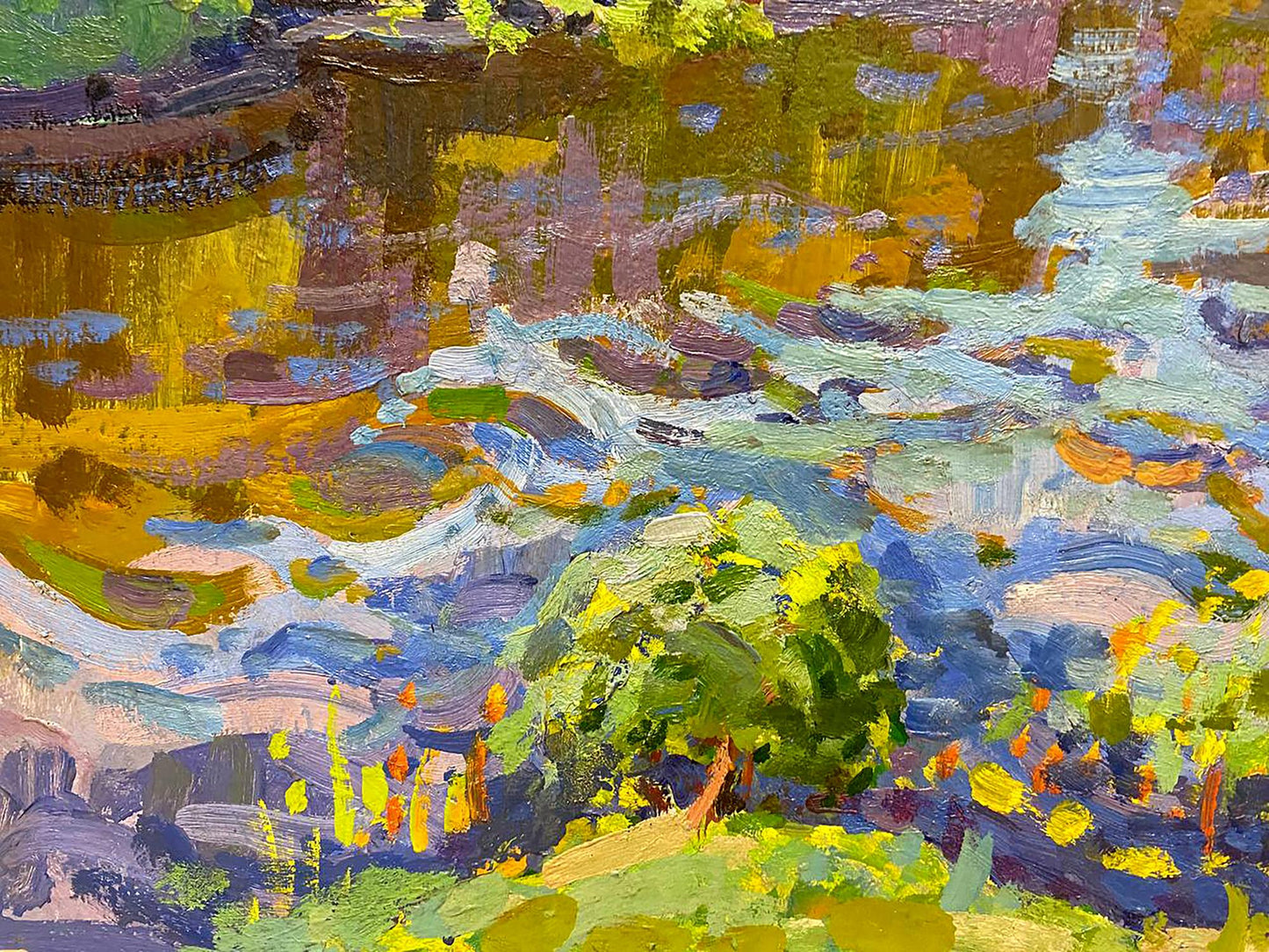 Oil painting Summer day Ruban Grigory Savelyevich