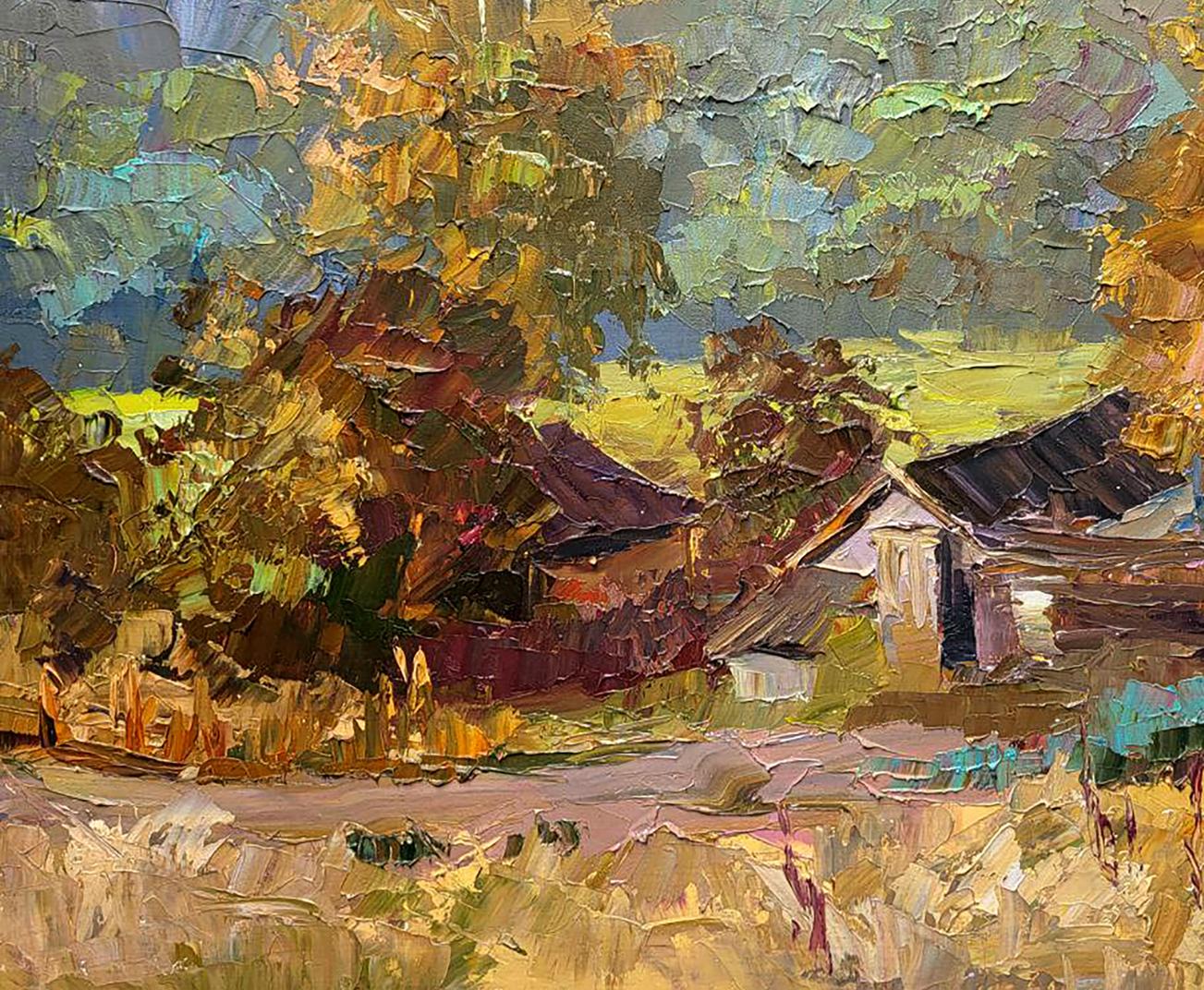 Oil painting October morning Serdyuk Boris Petrovich