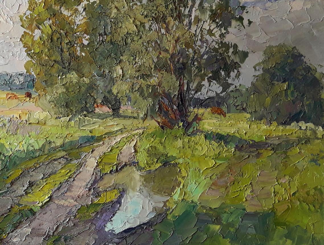 Oil painting Summer day Serdyuk Boris Petrovich №SERB 404