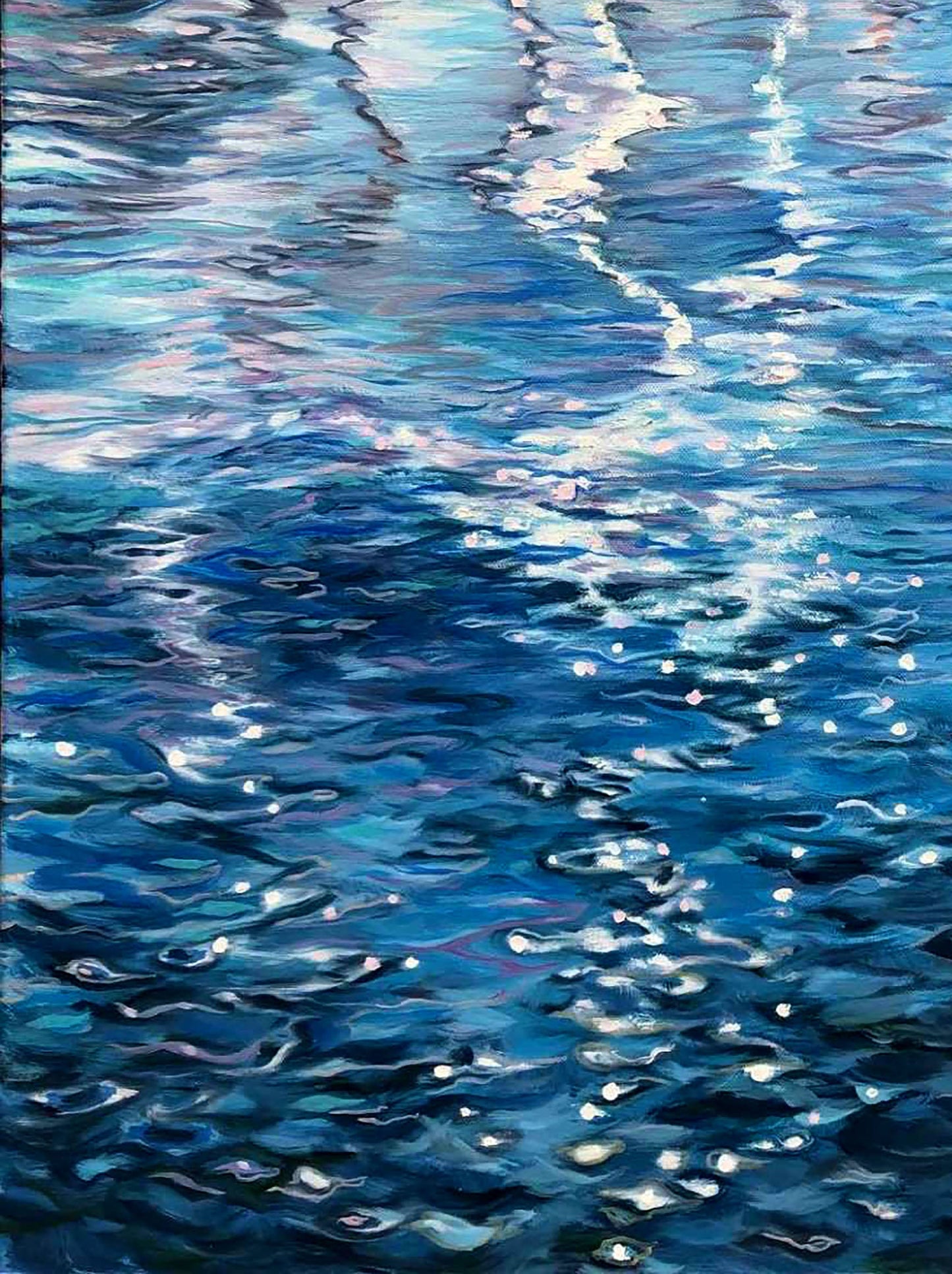 Oil painting Seascape Osnach Olesia
