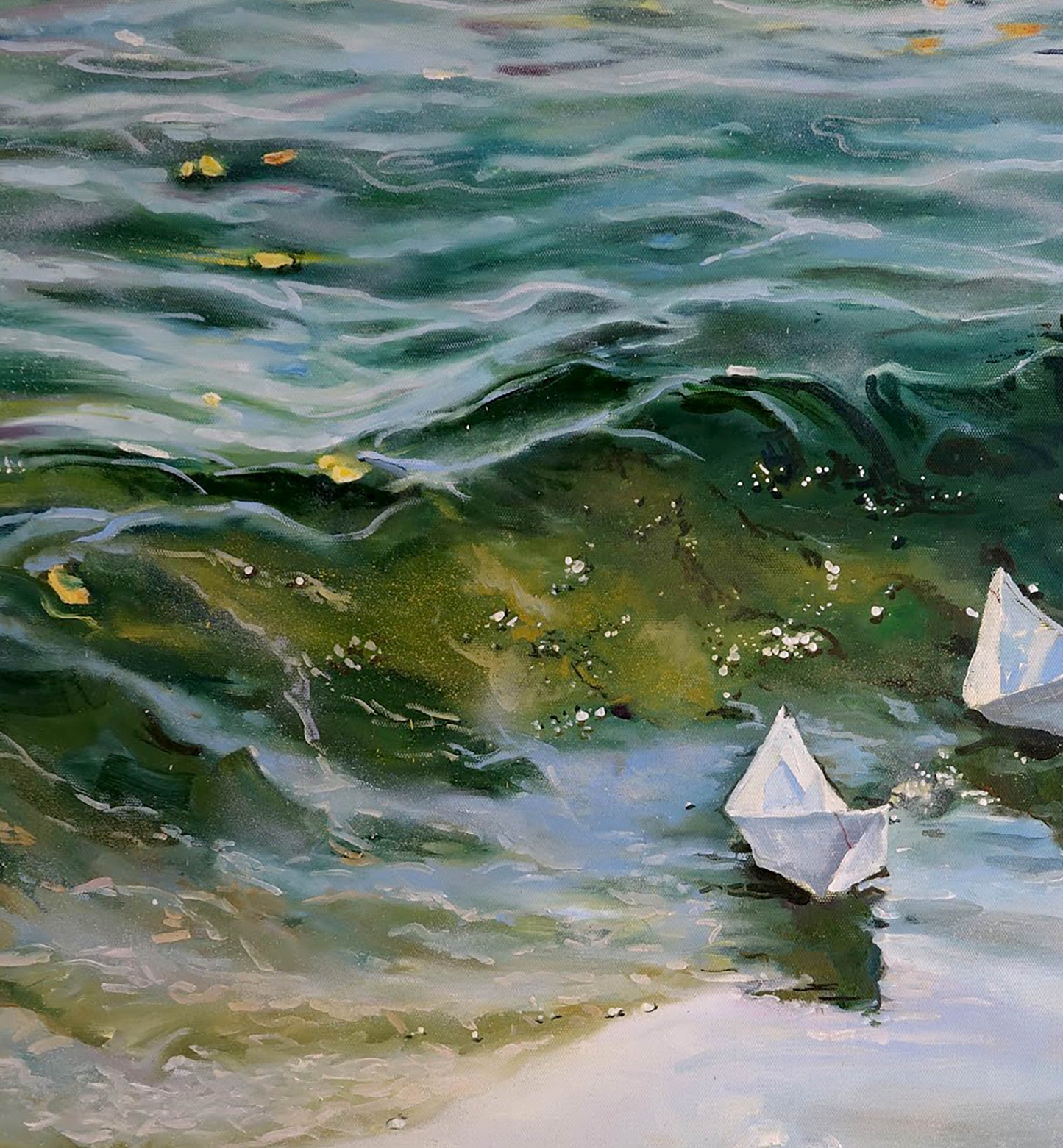Oil painting Return Varvarov Anatoly Viktorovich
