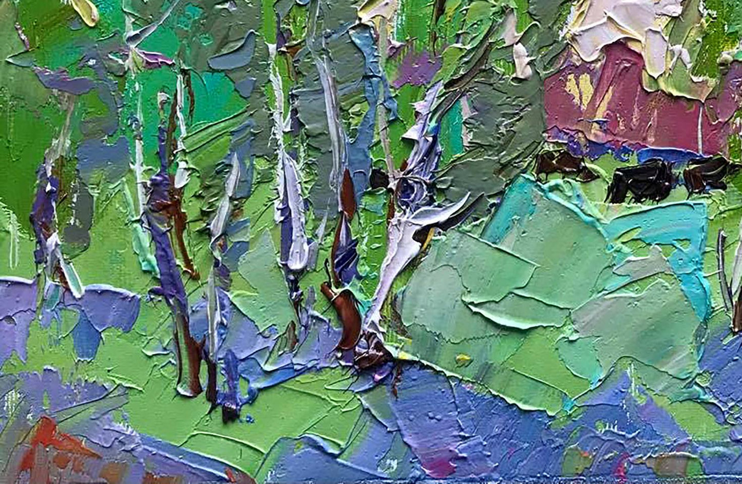 Village landscape Art
