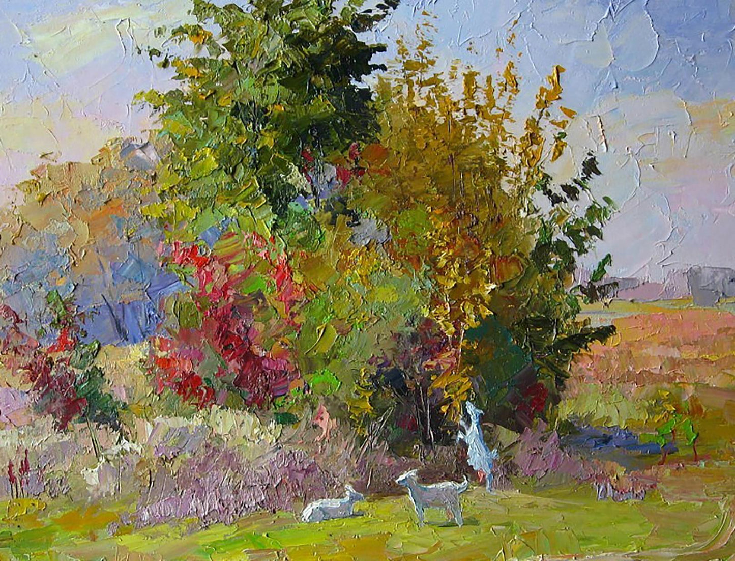 Oil painting October day / Serdyuk Boris Petrovich