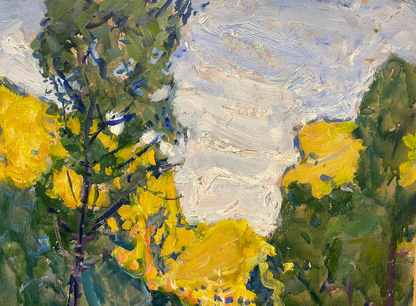 Oil painting Early autumn Kolosovsky Georgy Sergeevich