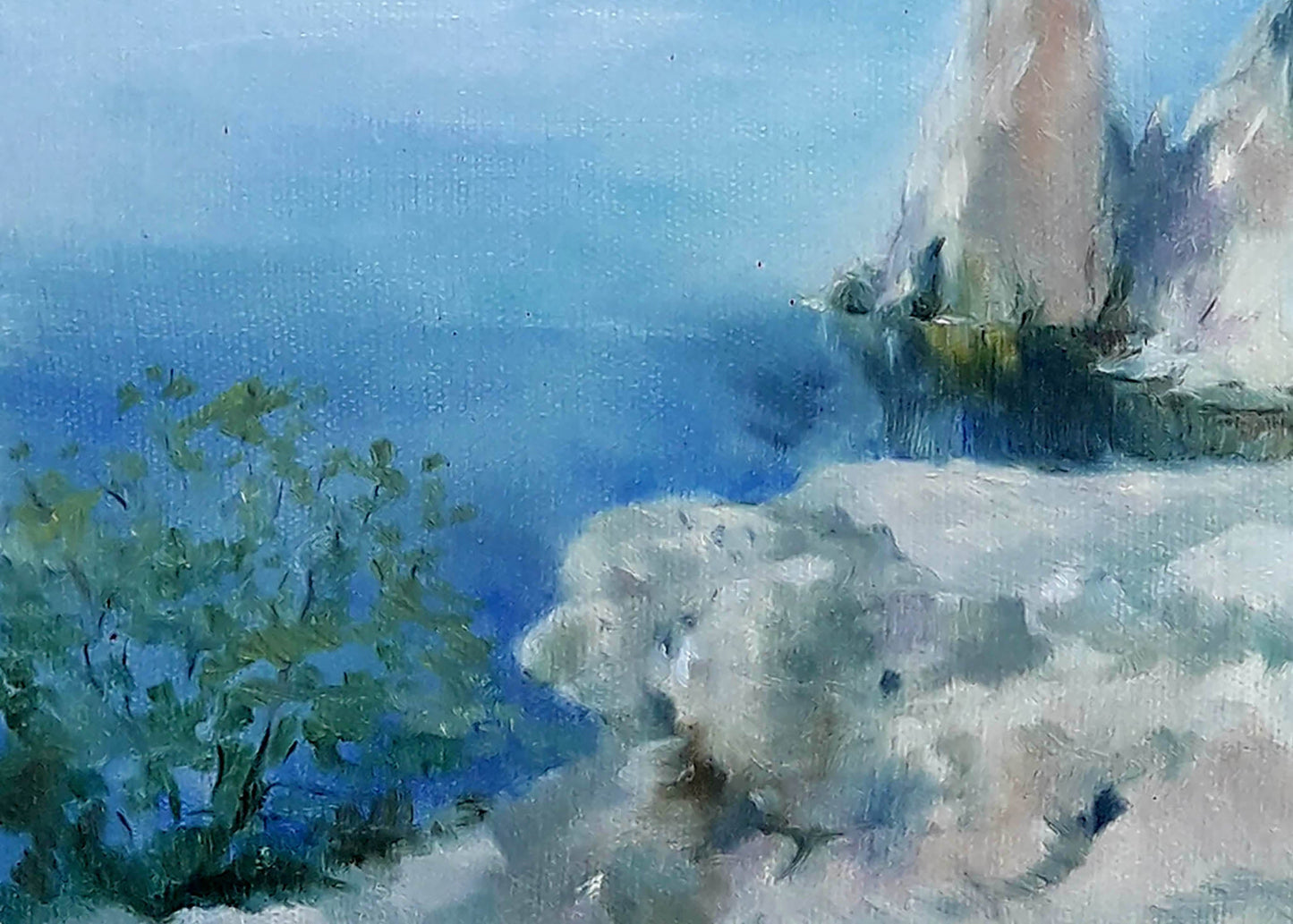 Oil painting Nautical motive Korkishko Vasily