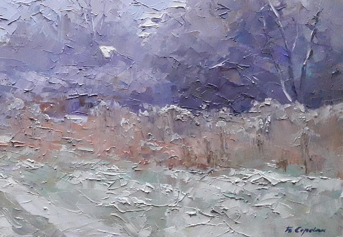 Oil painting Lacy winter Serdyuk Boris Petrovich