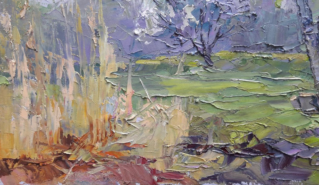 oil painting the first greens Serdyuk Boris Petrovich