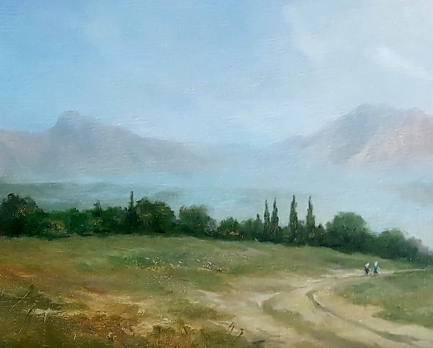 Oil painting The road to the pass Korkishko Vasily