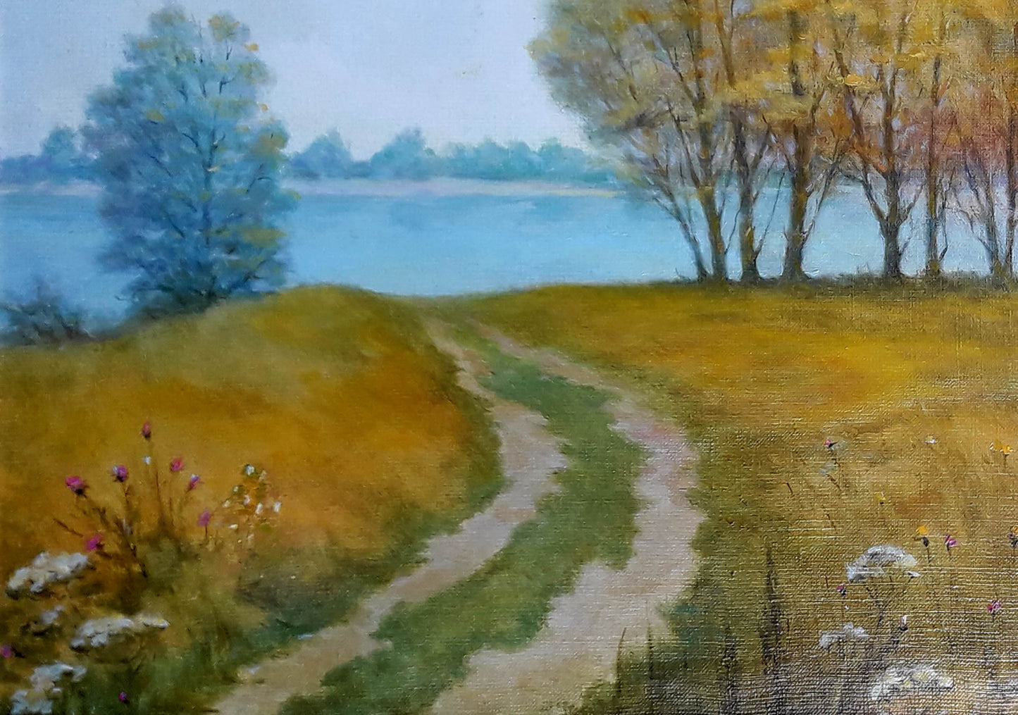 Oil painting Autumn Korkishko Vasily