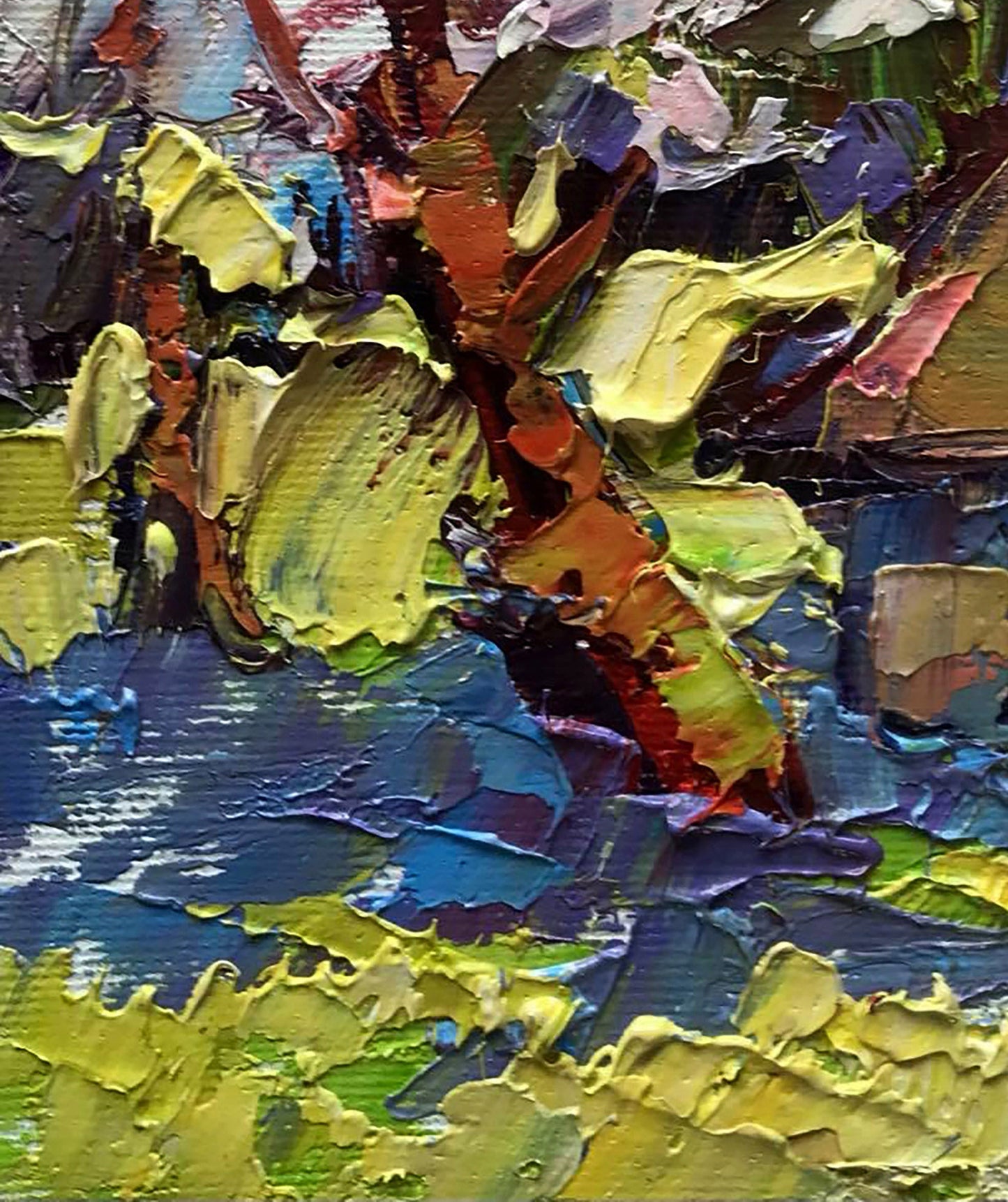 Village landscape Art
