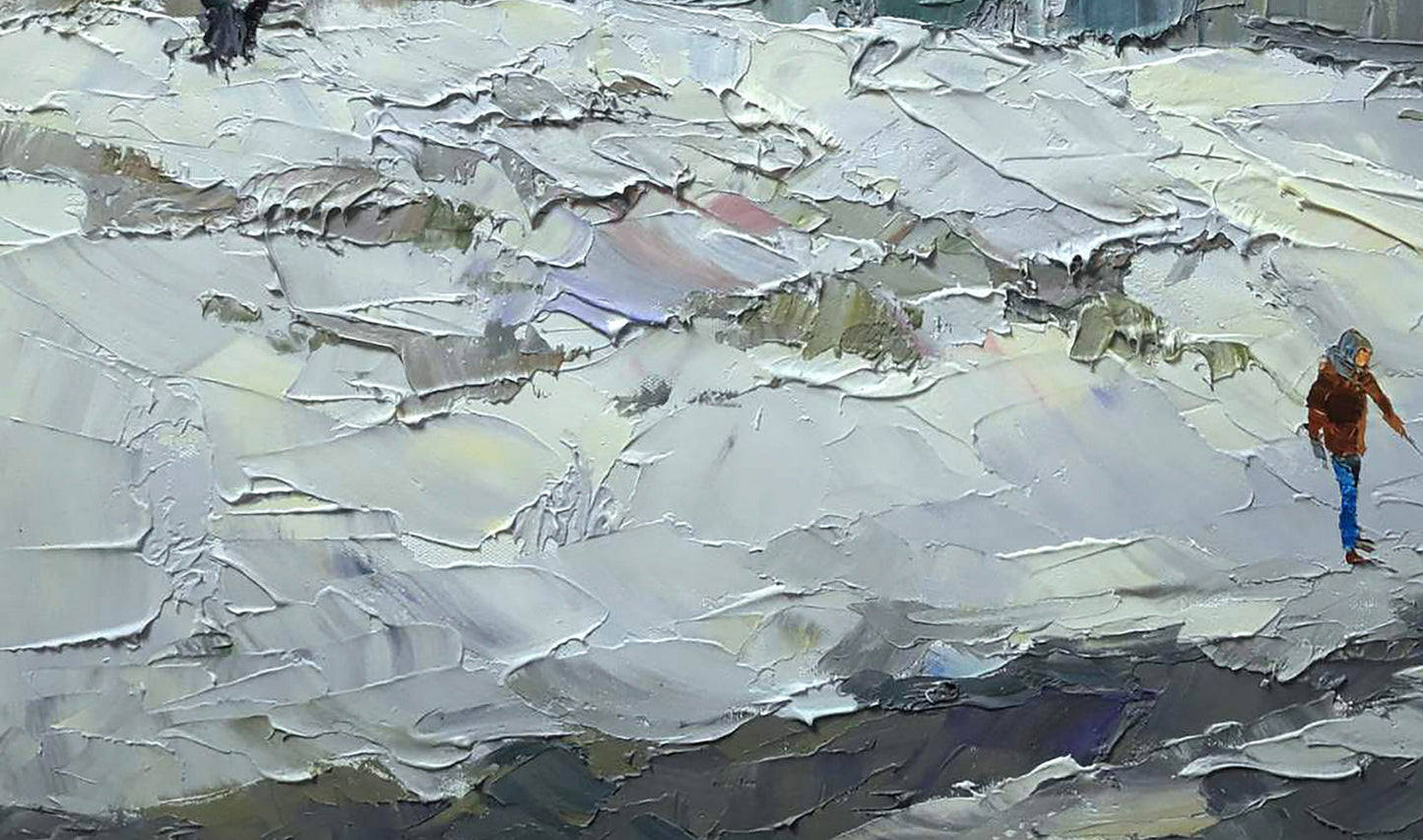 Oil painting January Serdyuk Boris Petrovich