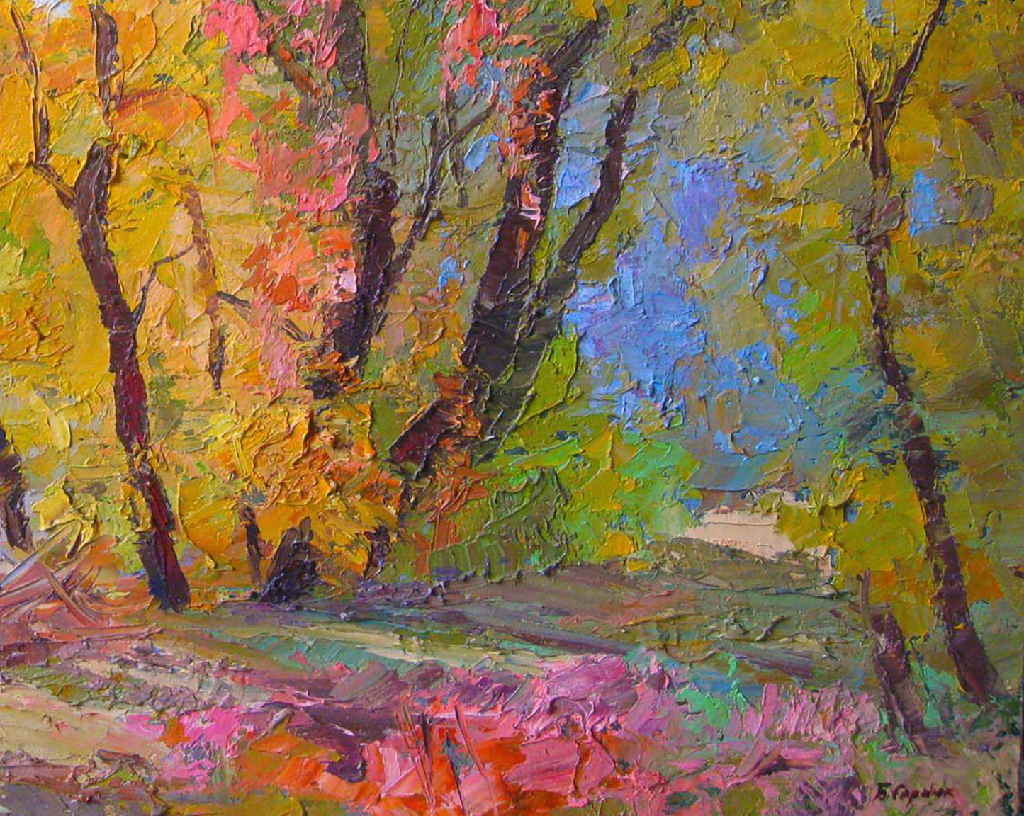 Oil painting Autumn time Serdyuk Boris Petrovich