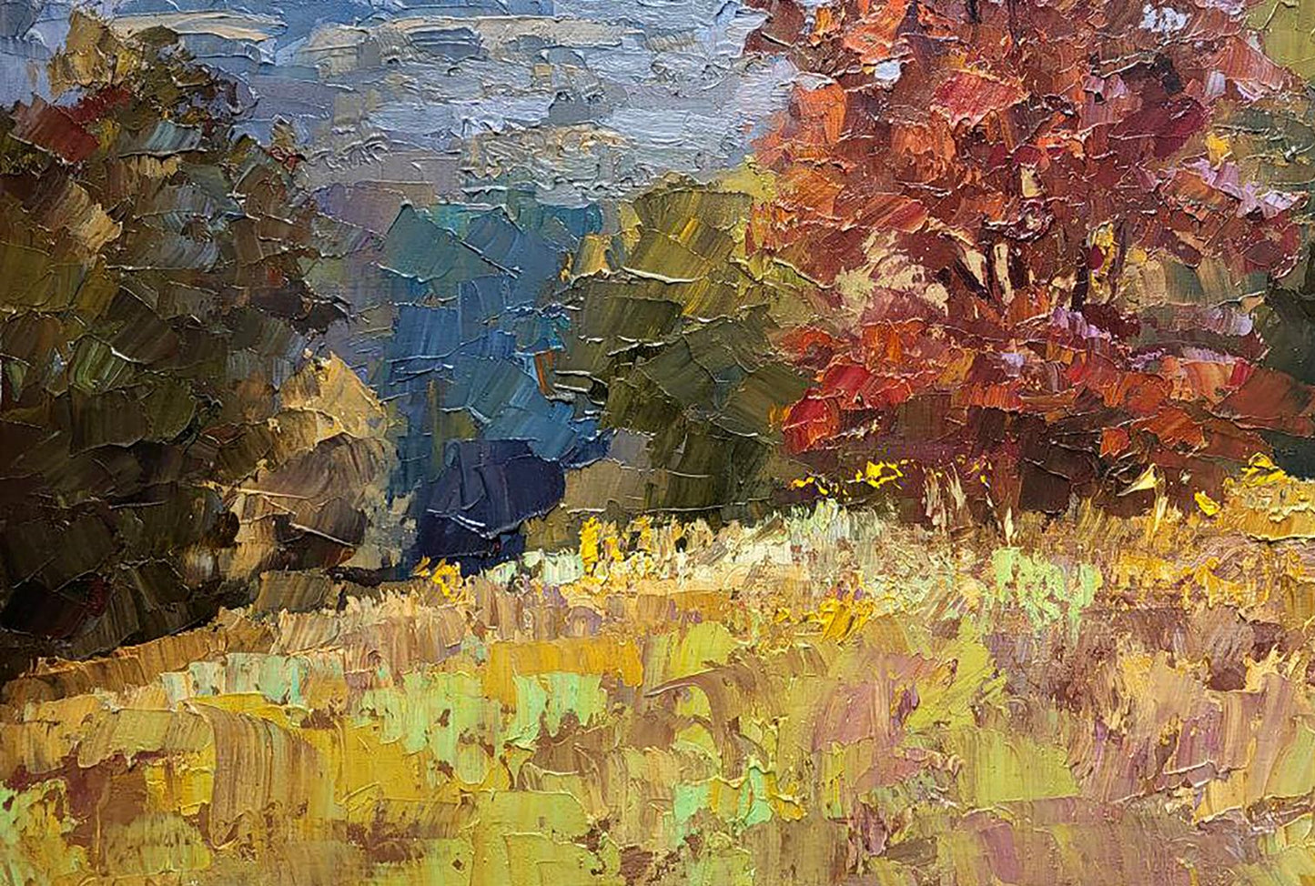 Oil painting September colors Serdyuk Boris Petrovich