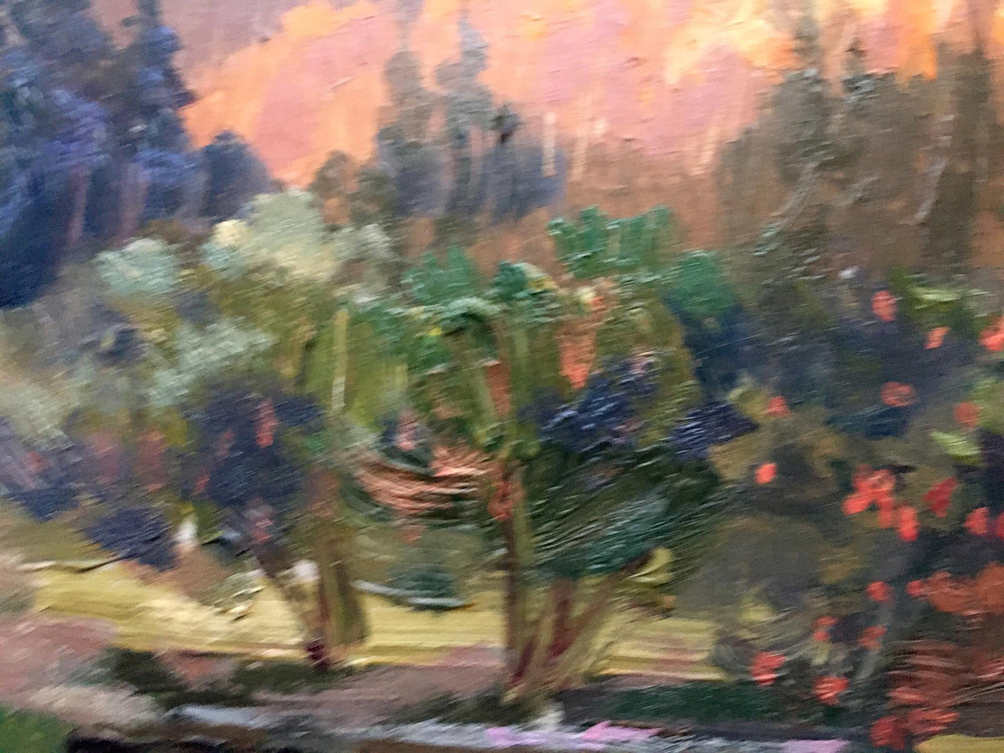 Oil painting Carpathian autumn Batrakov Vladimir Grigorievich