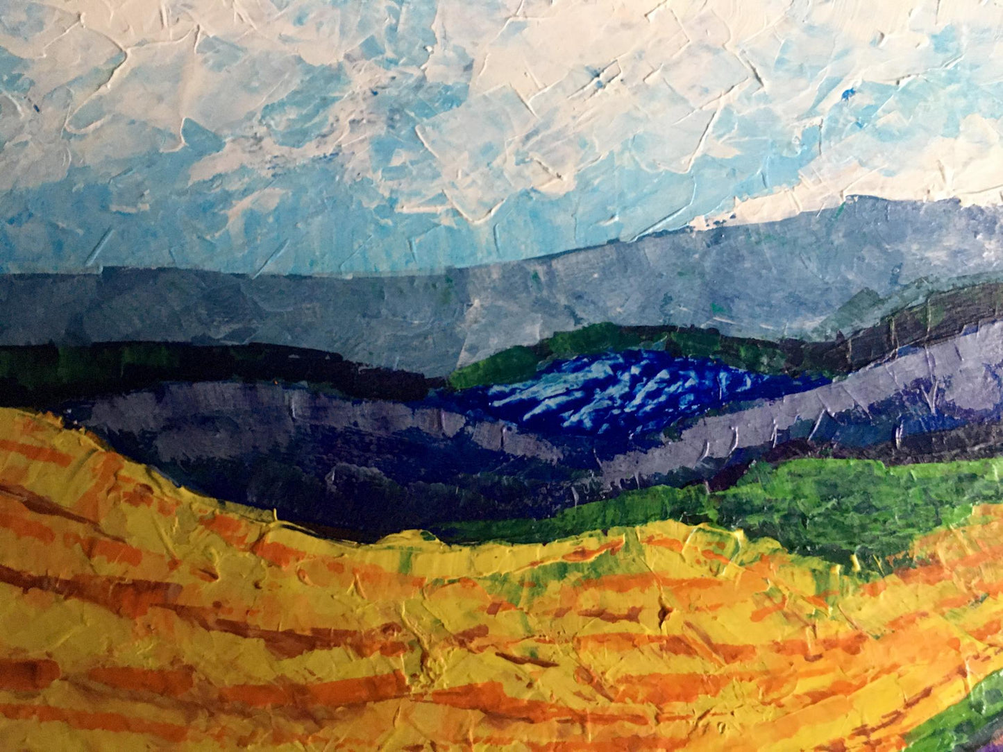 Oil painting Carpathians V. Zadorozhnya