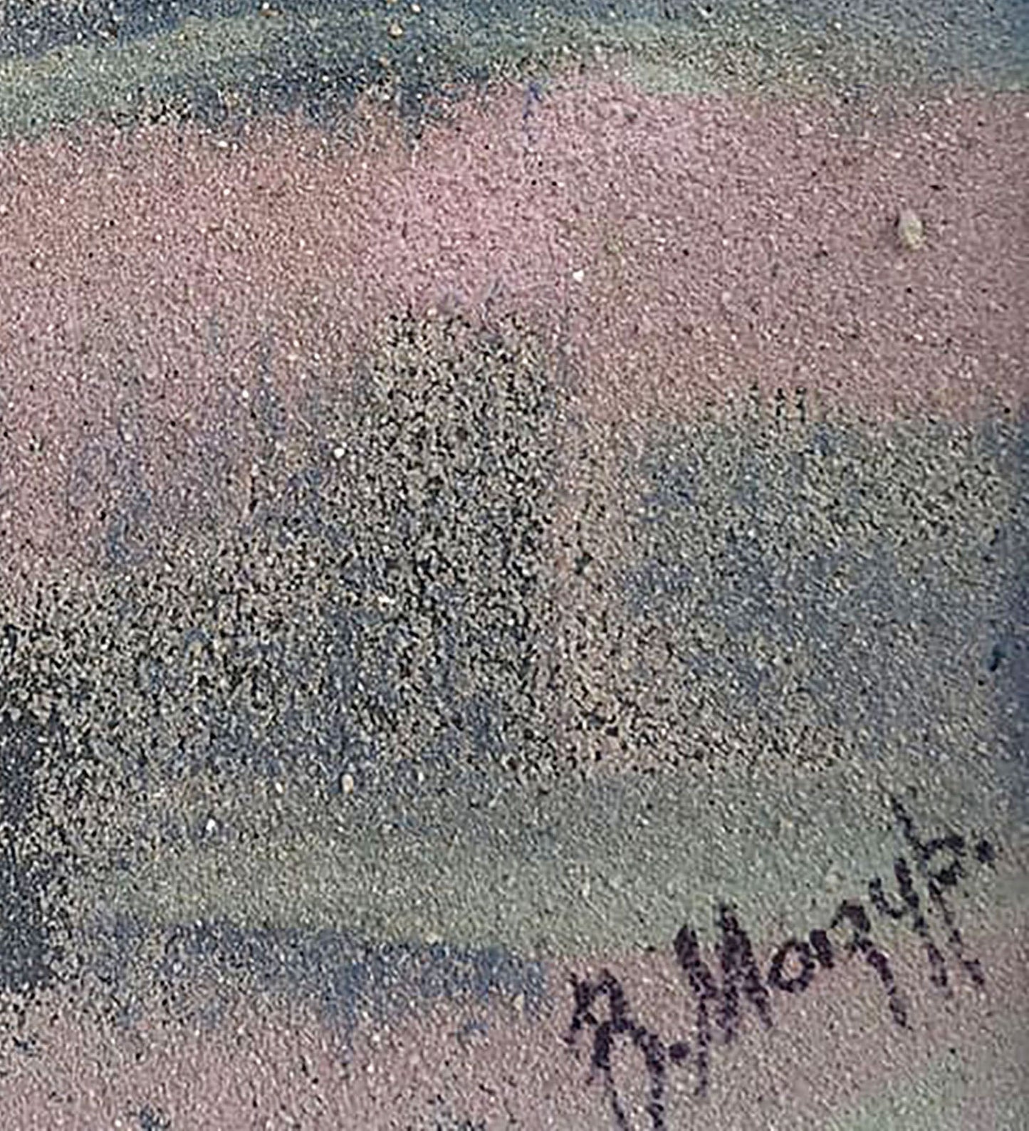 Abstract oil painting Evening Glow by Mazur Vladimir