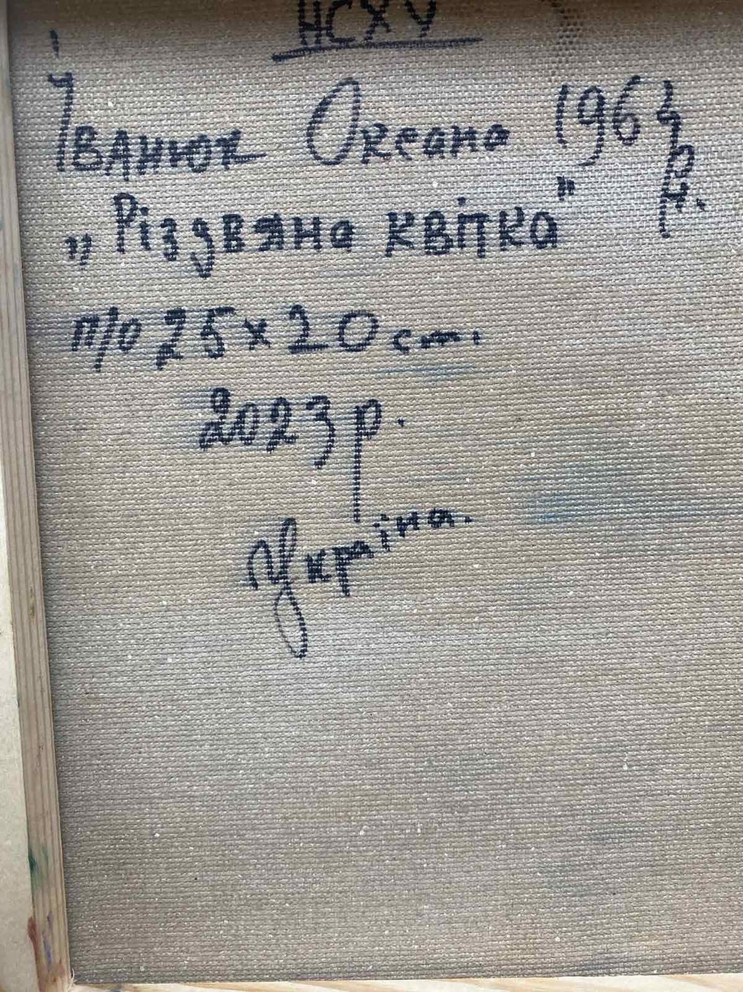 Backdrop of the painting