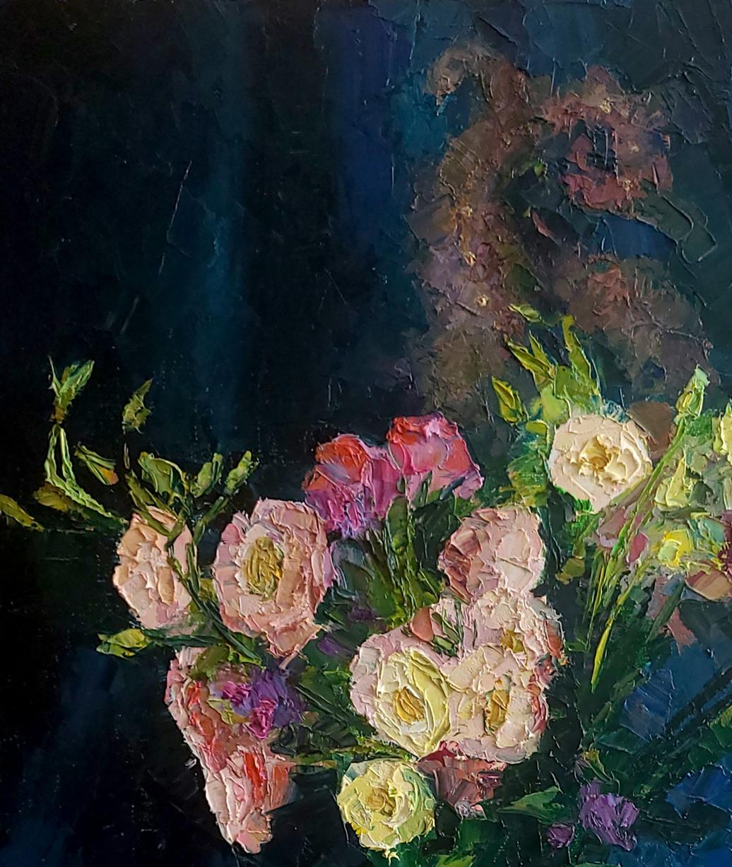 Oil painting Eustoma Boris Serdyuk