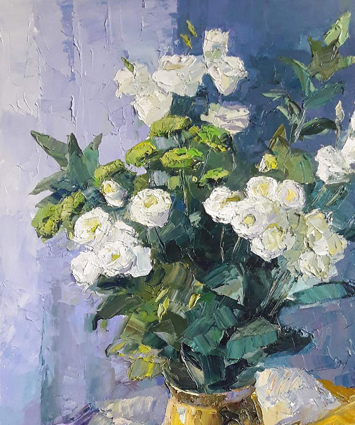 Oil painting Eustoma Serdyuk Boris Petrovich