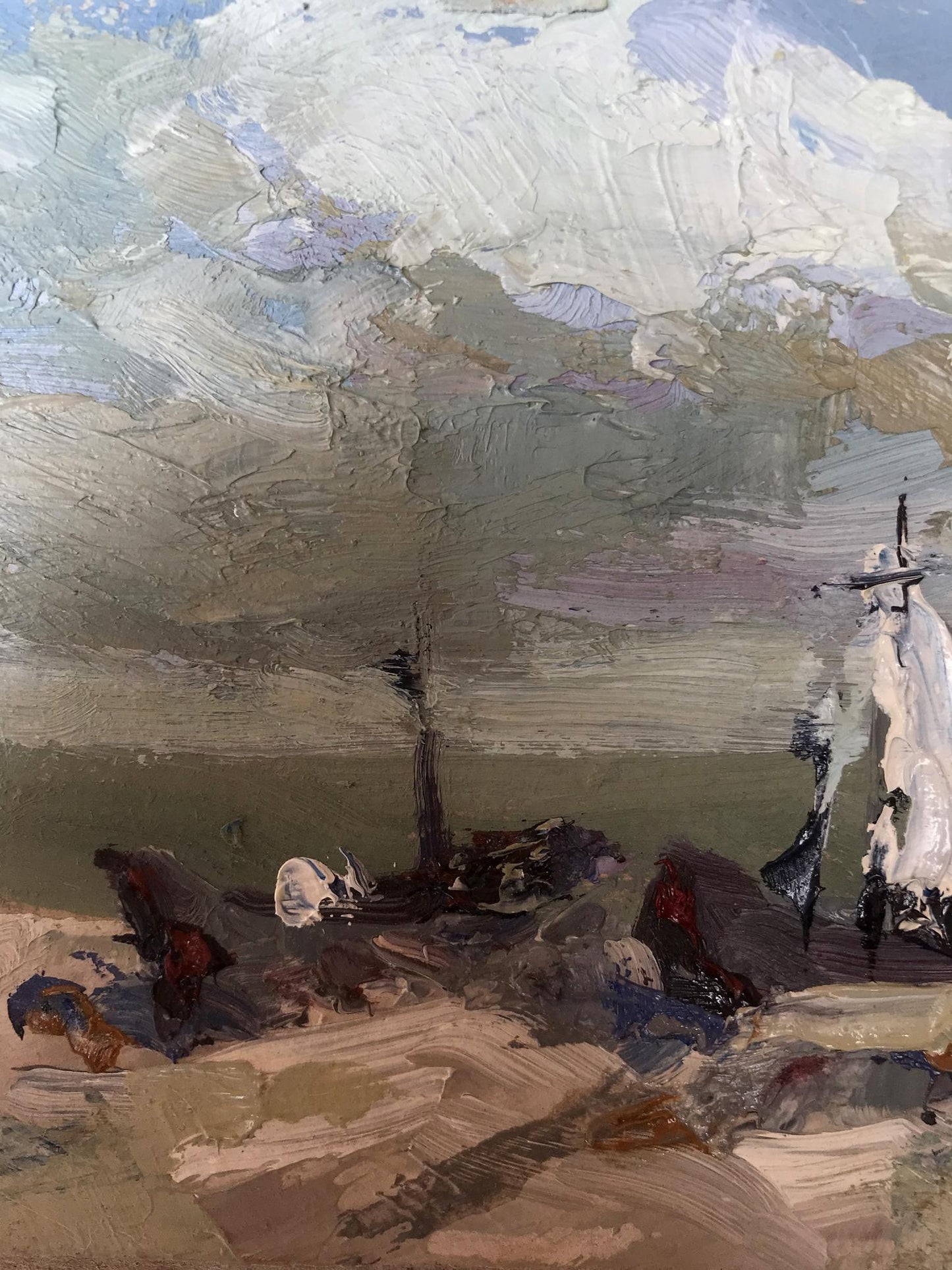 Oil painting Fisherman