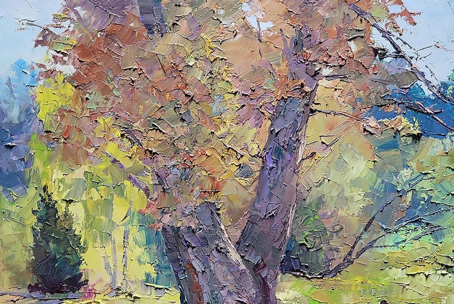 forest painting